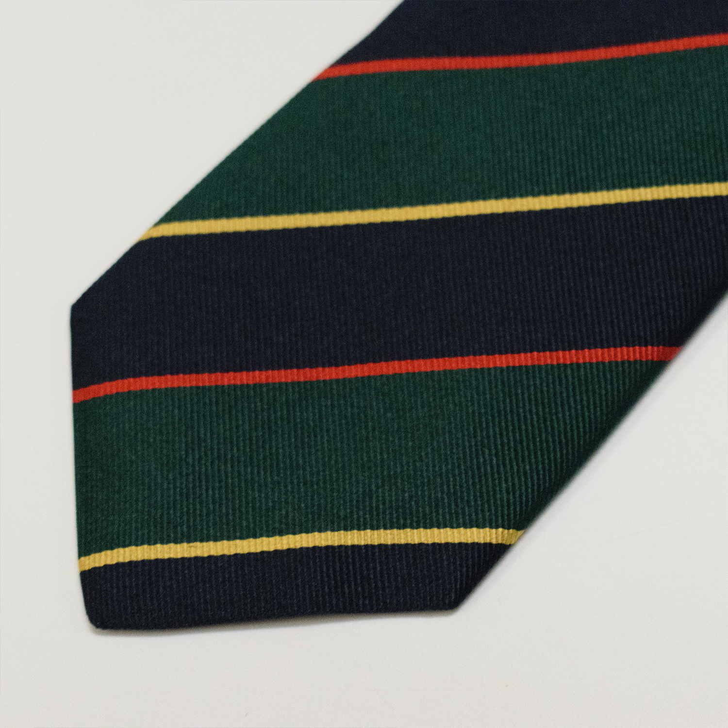 Navy / Green / Red / Gold Regimental Tie - Argyle & Sutherland Highlanders