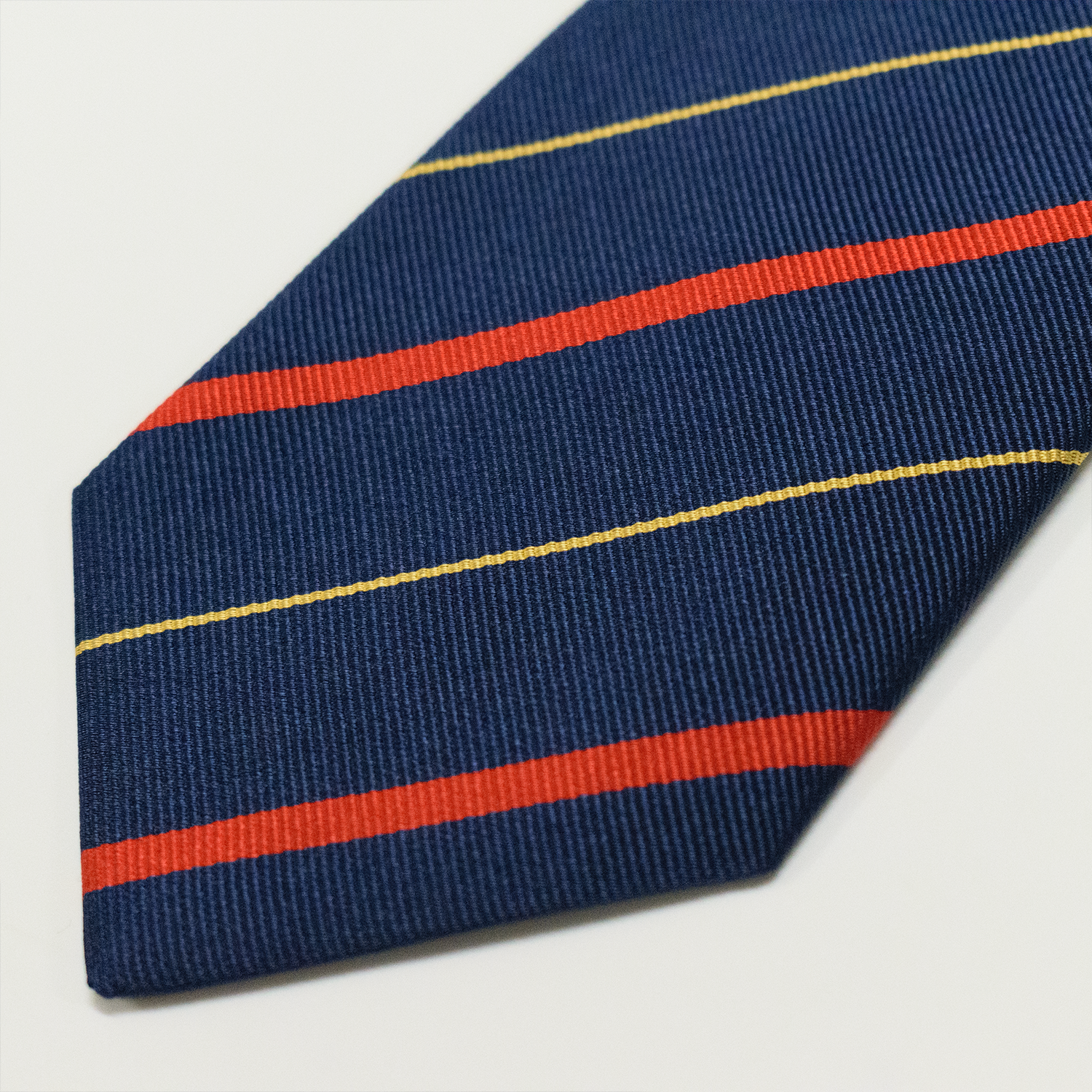 Navy / Red / Gold Regimental Tie - Gloucestershire Regiment