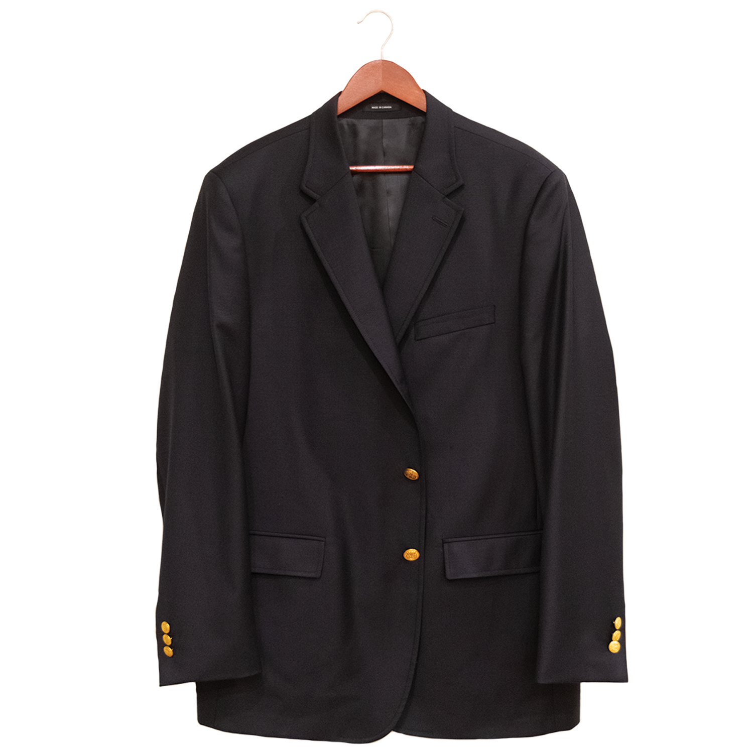 Navy Tropical Wool Blazer