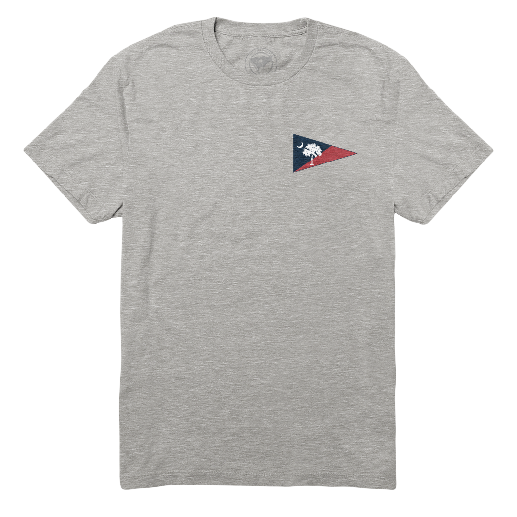 Grey Palmetto & Crescent Burgee T-Shirt