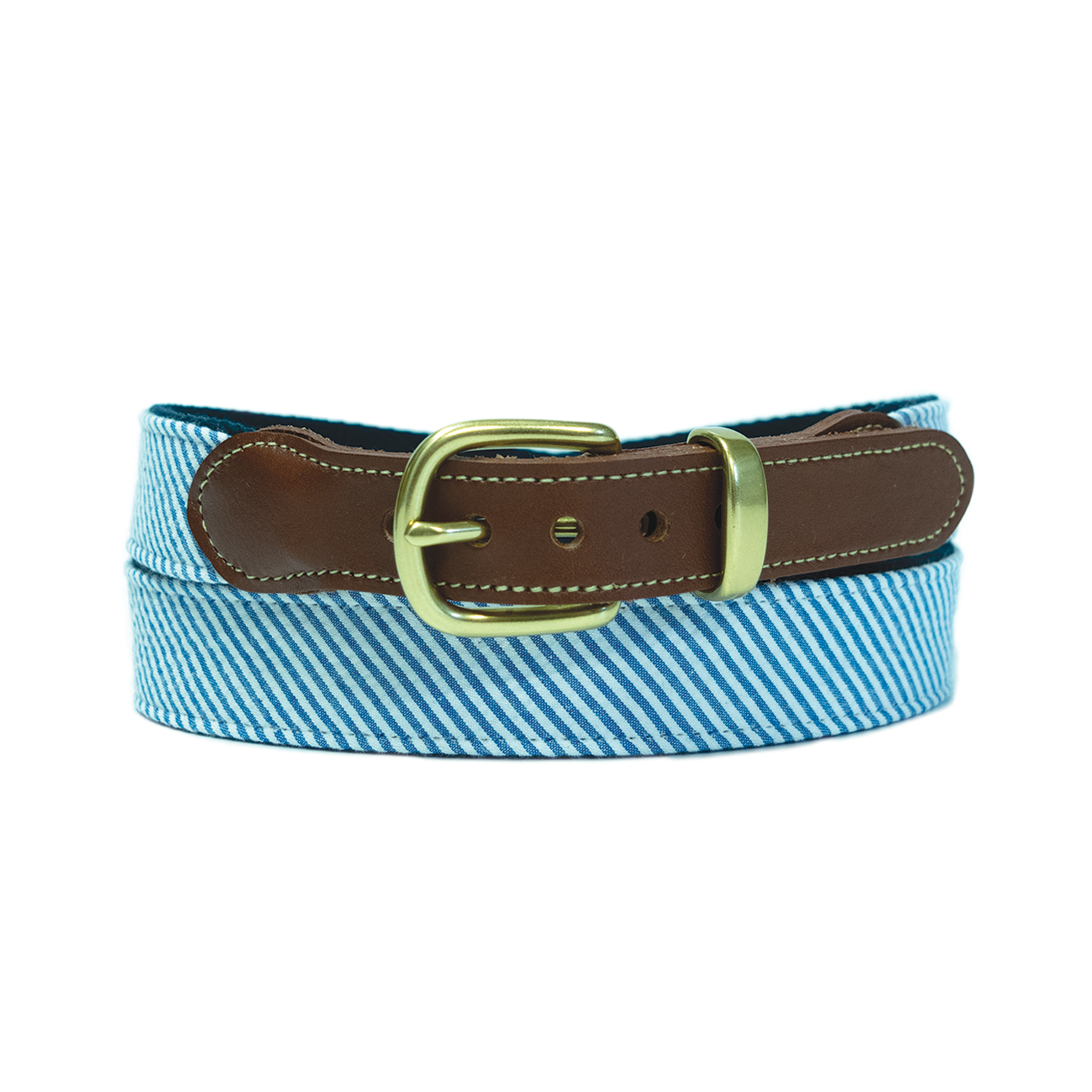Navy Seersucker Belt (SS23)