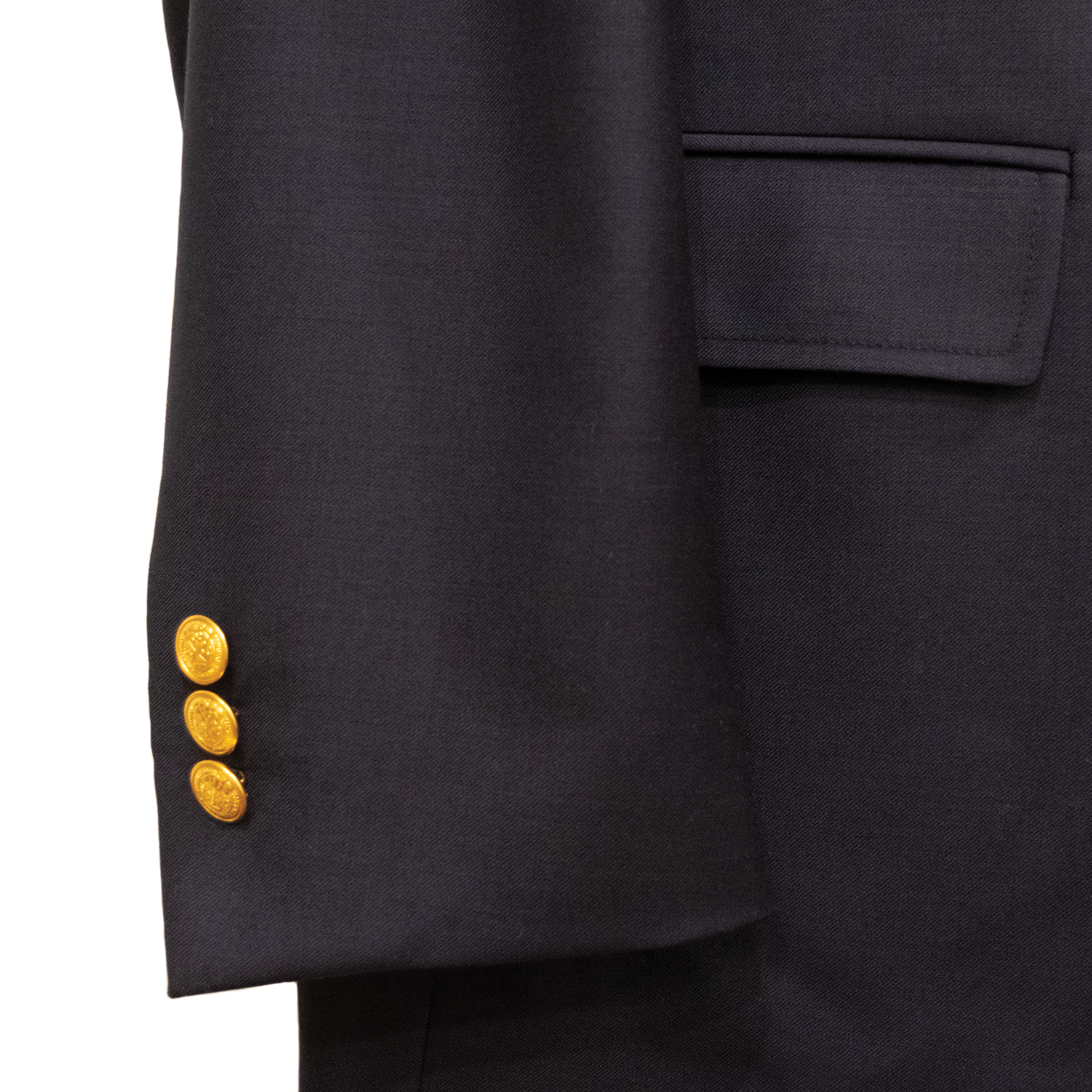 Navy Tropical Wool Blazer