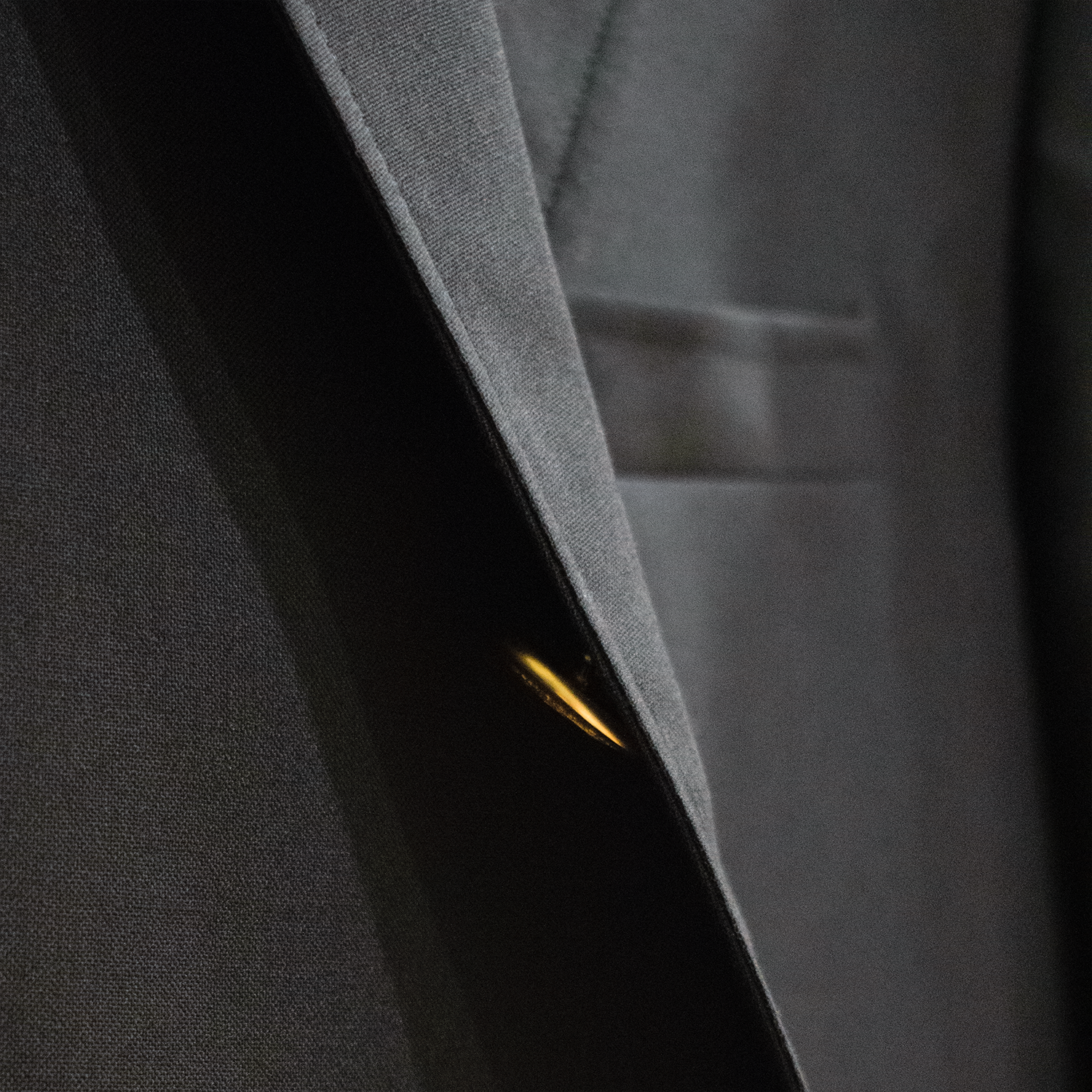 Navy Worsted Wool Blazer