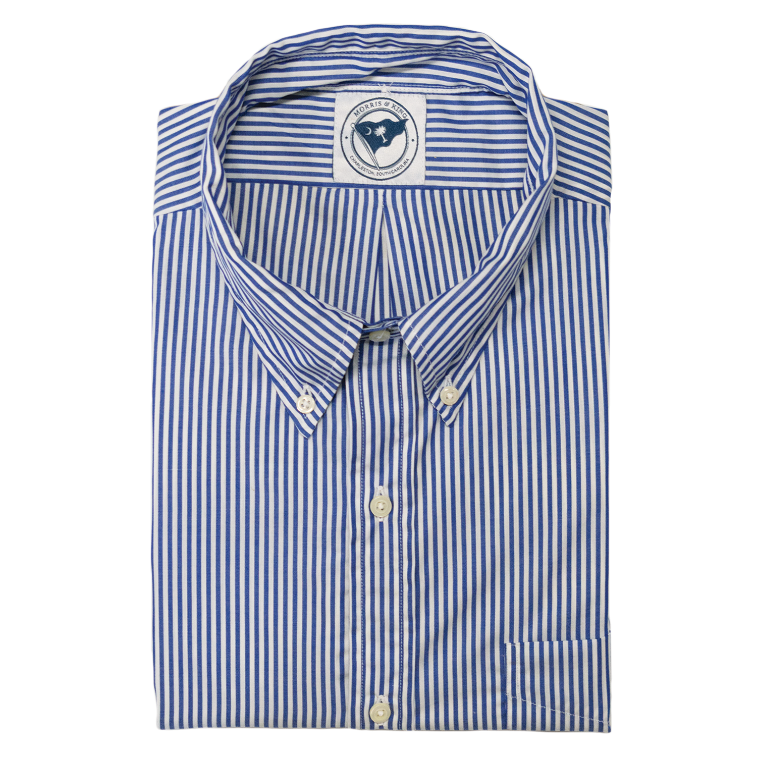 bengal stripe dress shirt Blue Bengal Stripe Button Down Shirt