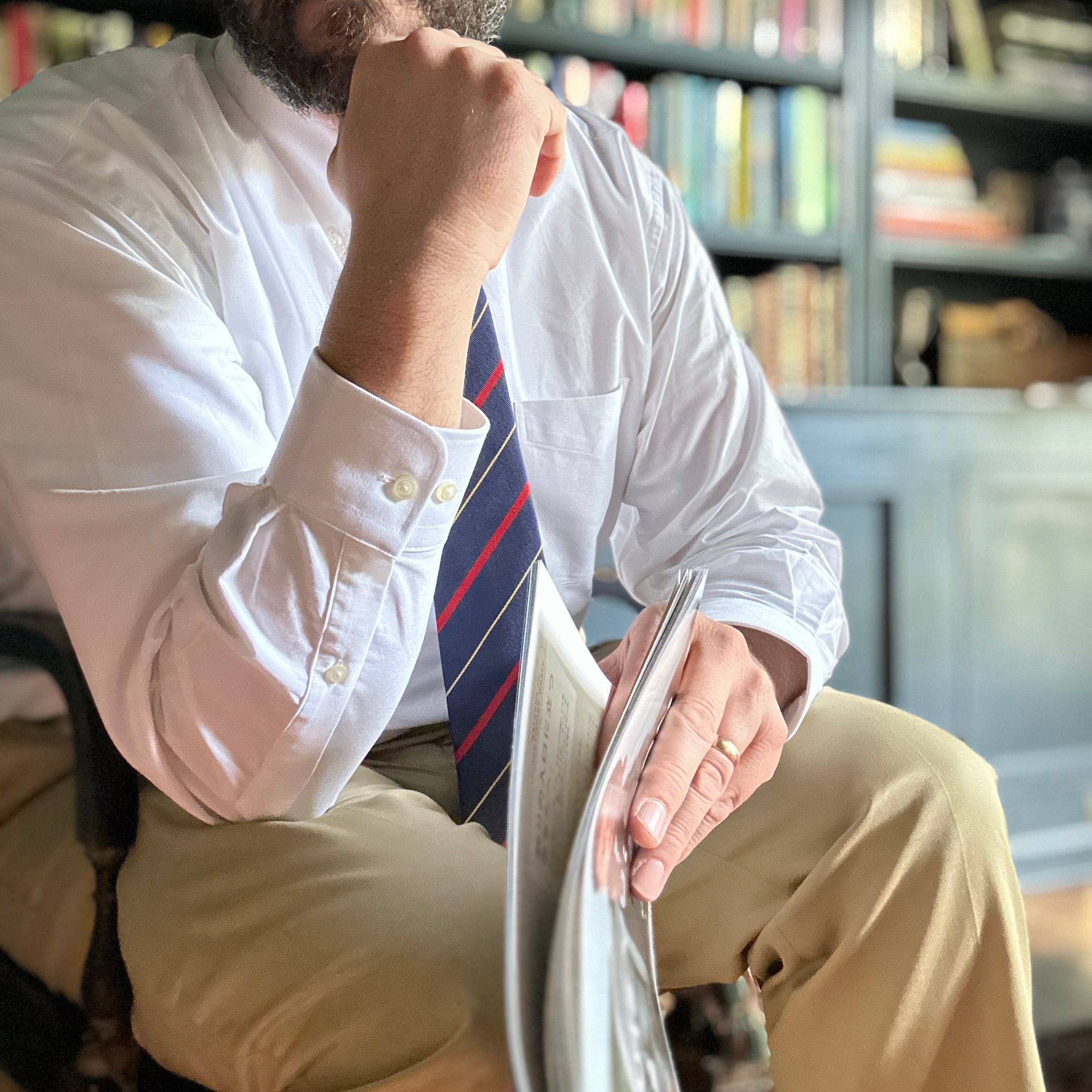 White Oxford Button Down Shirt - Traditional Fit