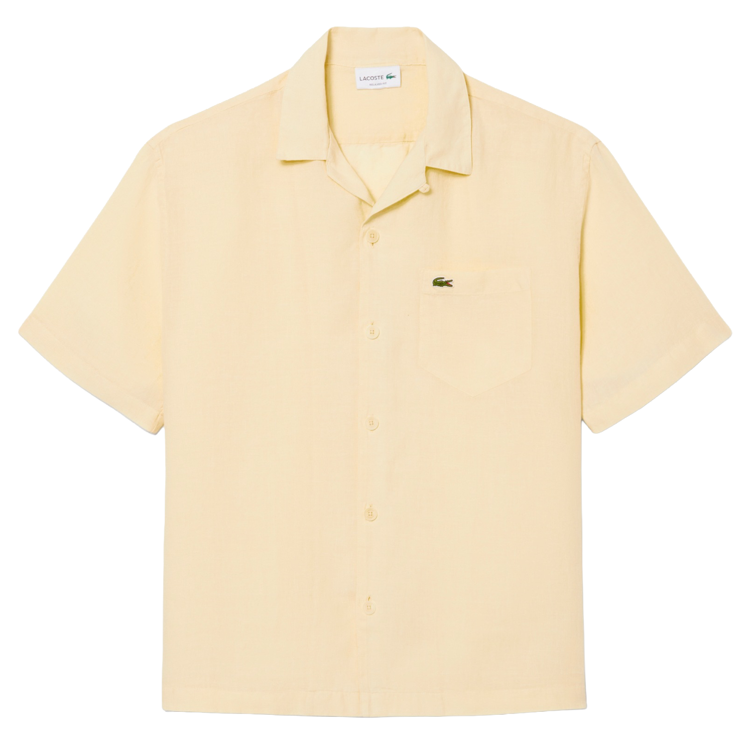 Beige Relaxed Linen Shirt