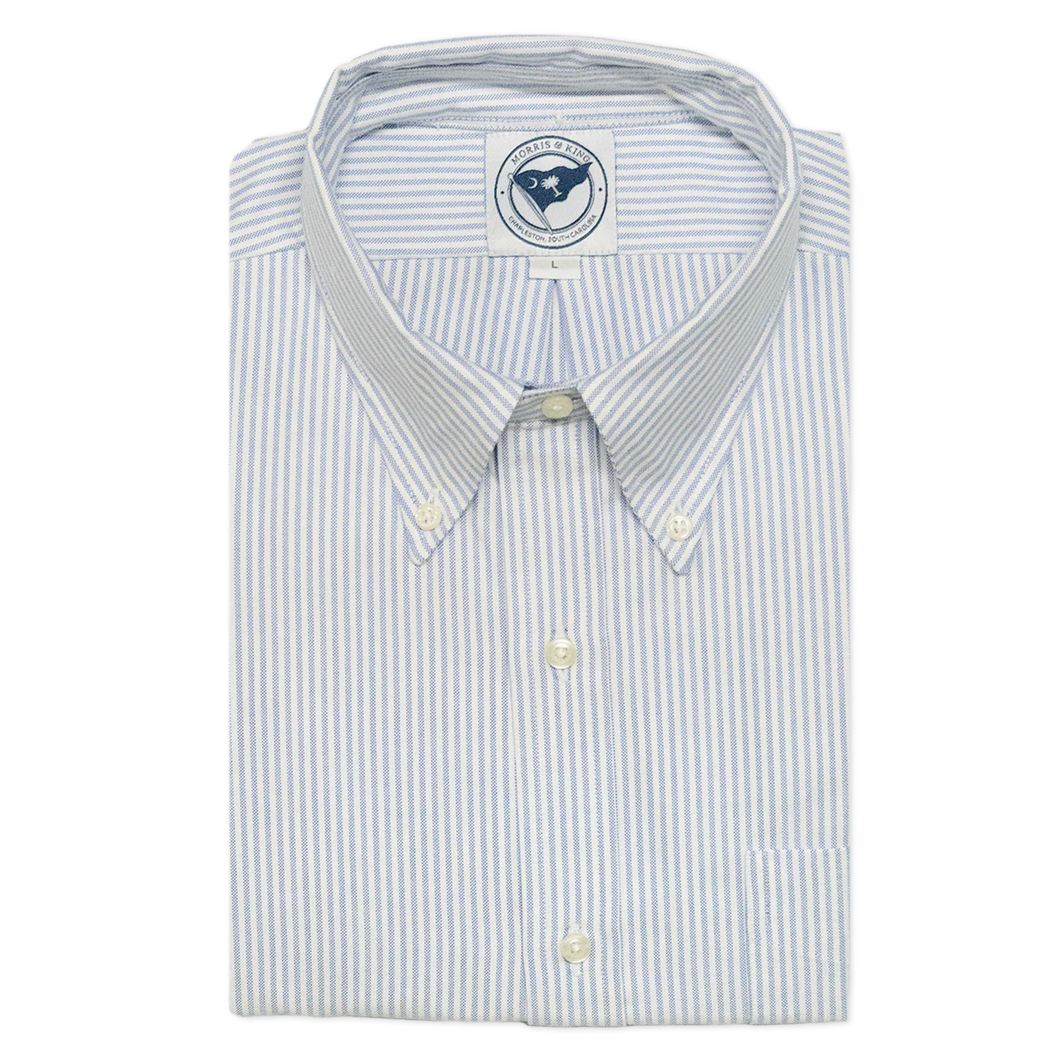 Blue / White Stripe Cambridge Oxford Button Down Shirt