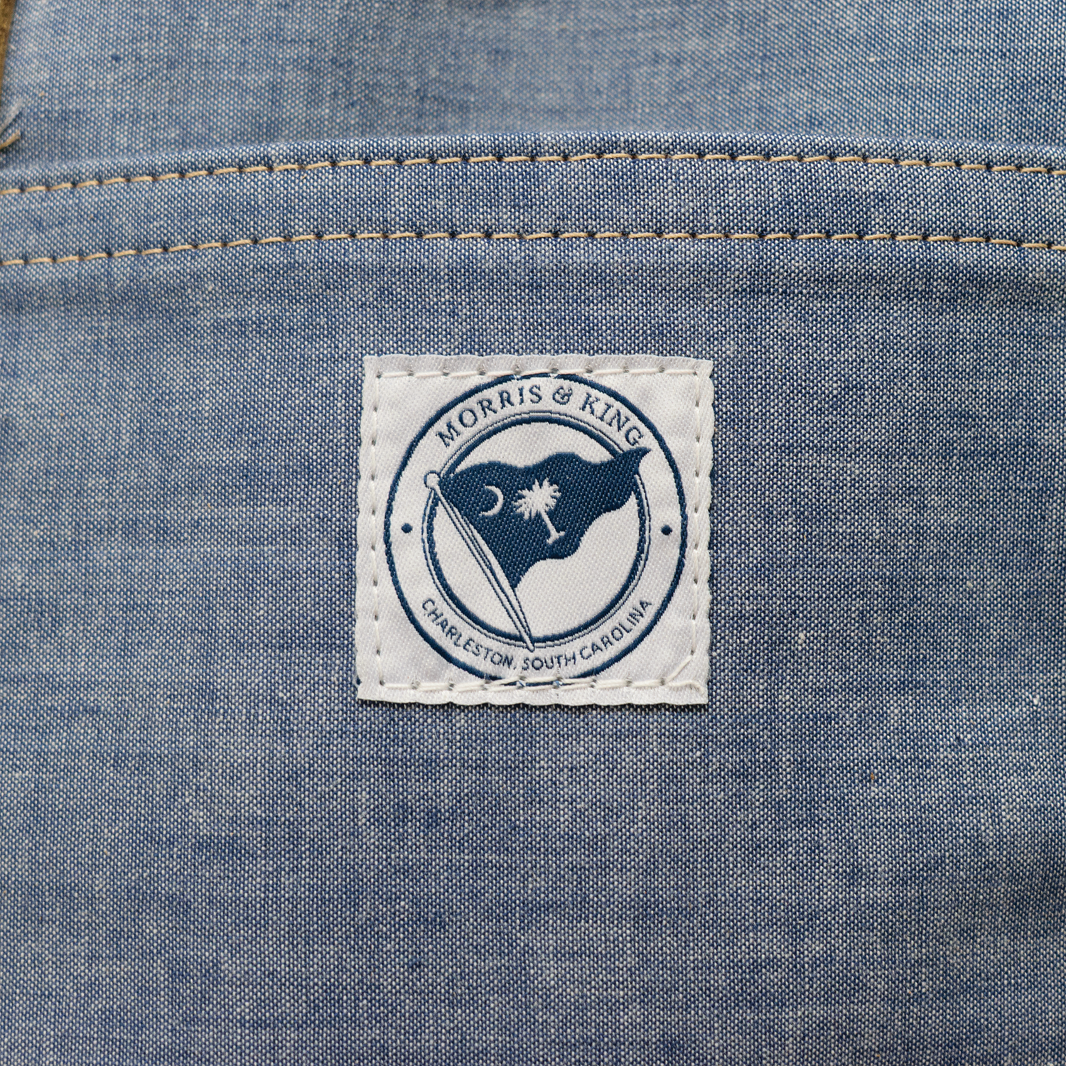 Chambray & Leather Weekender Bag (Limited Edition)
