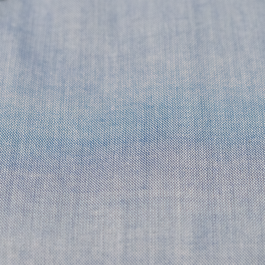Blue Chambray MTO Popover Shirt - Classic Fit