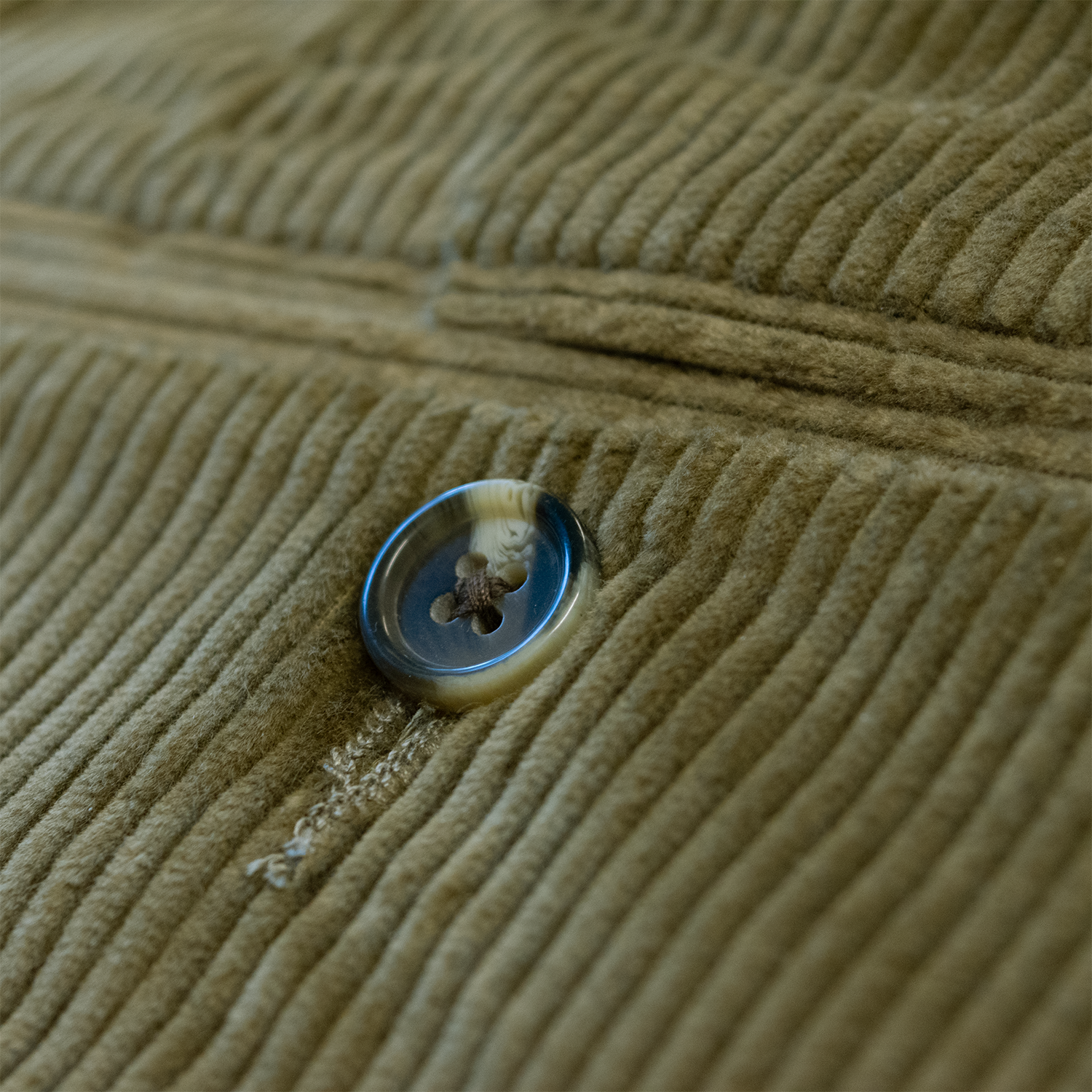 Tan Italian Corduroy Trousers - Classic Fit