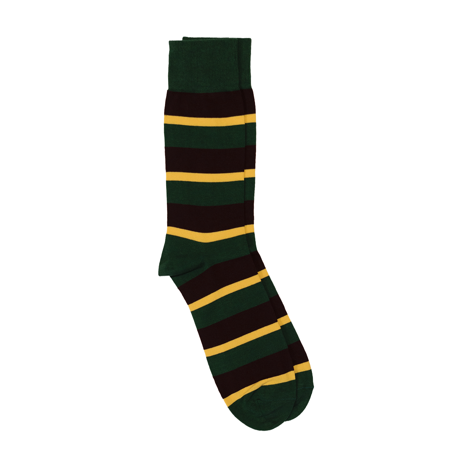 Green / Red / Yellow Lightweight Cotton Regimental Socks - Royal Dragoon