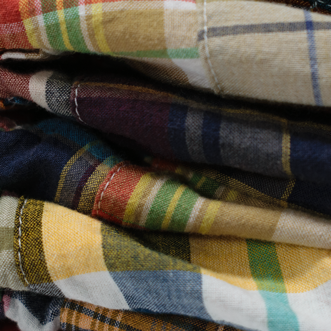 Red Featherweight Madras Shorts - Classic Fit