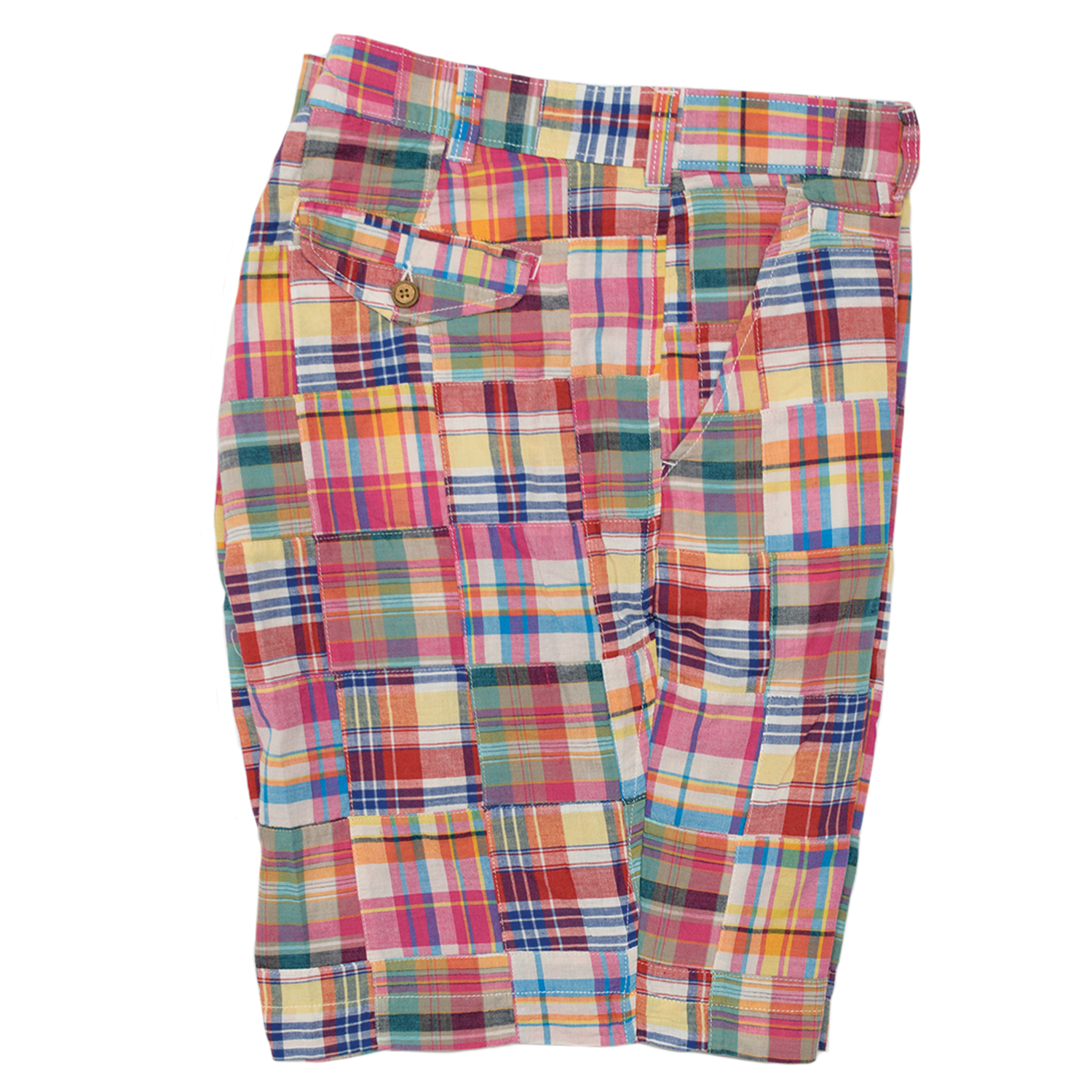 Red Featherweight Madras Shorts - Classic Fit
