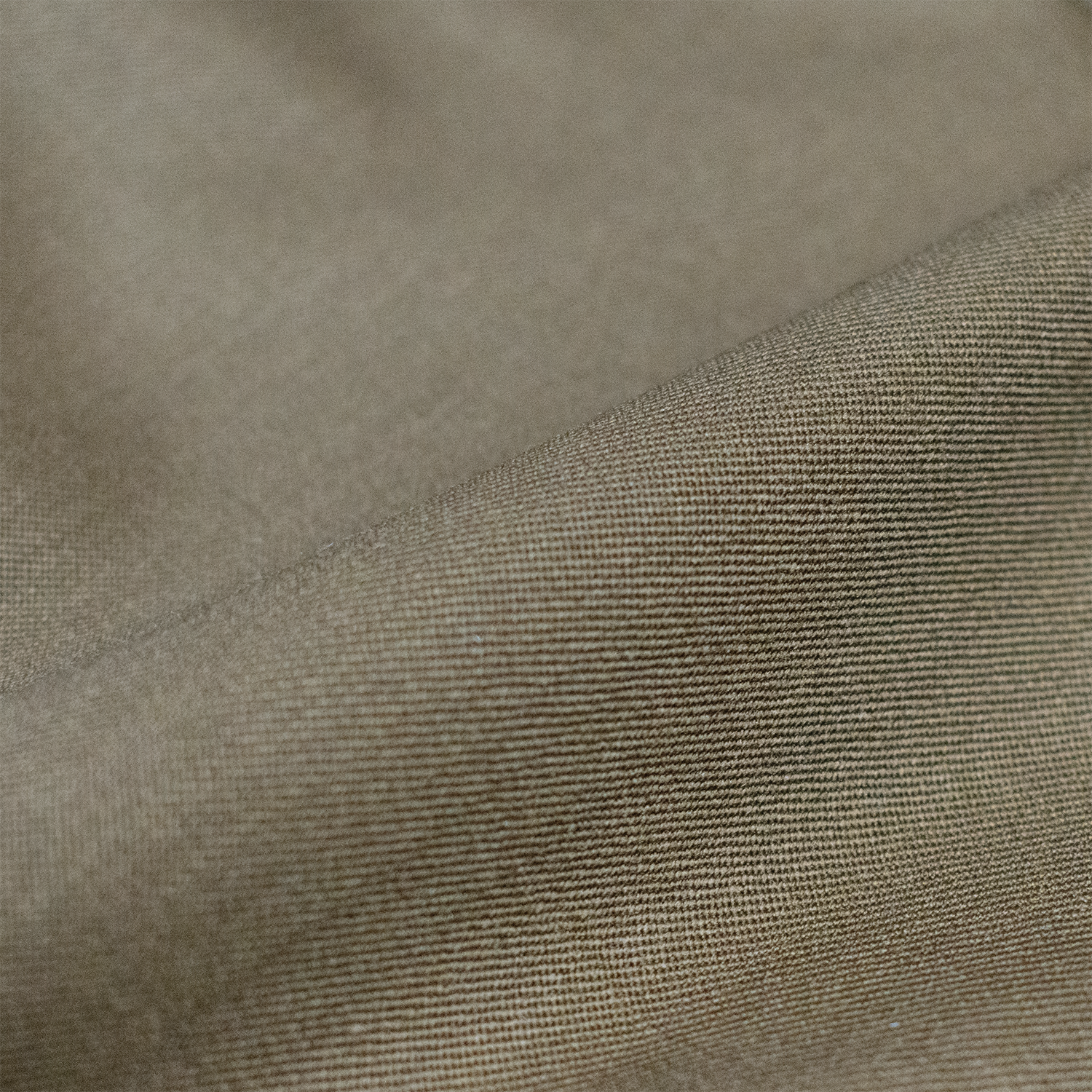 Tobacco Gabardine Trousers - Classic Fit