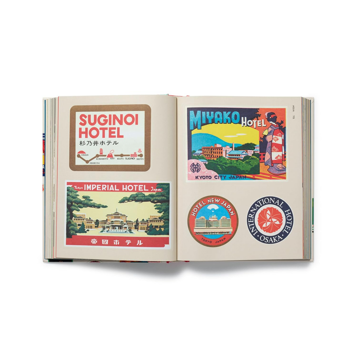 Hotel Retro: Vintage Luggage Labels from Tokyo to Buenos Aires by Letterform Archive