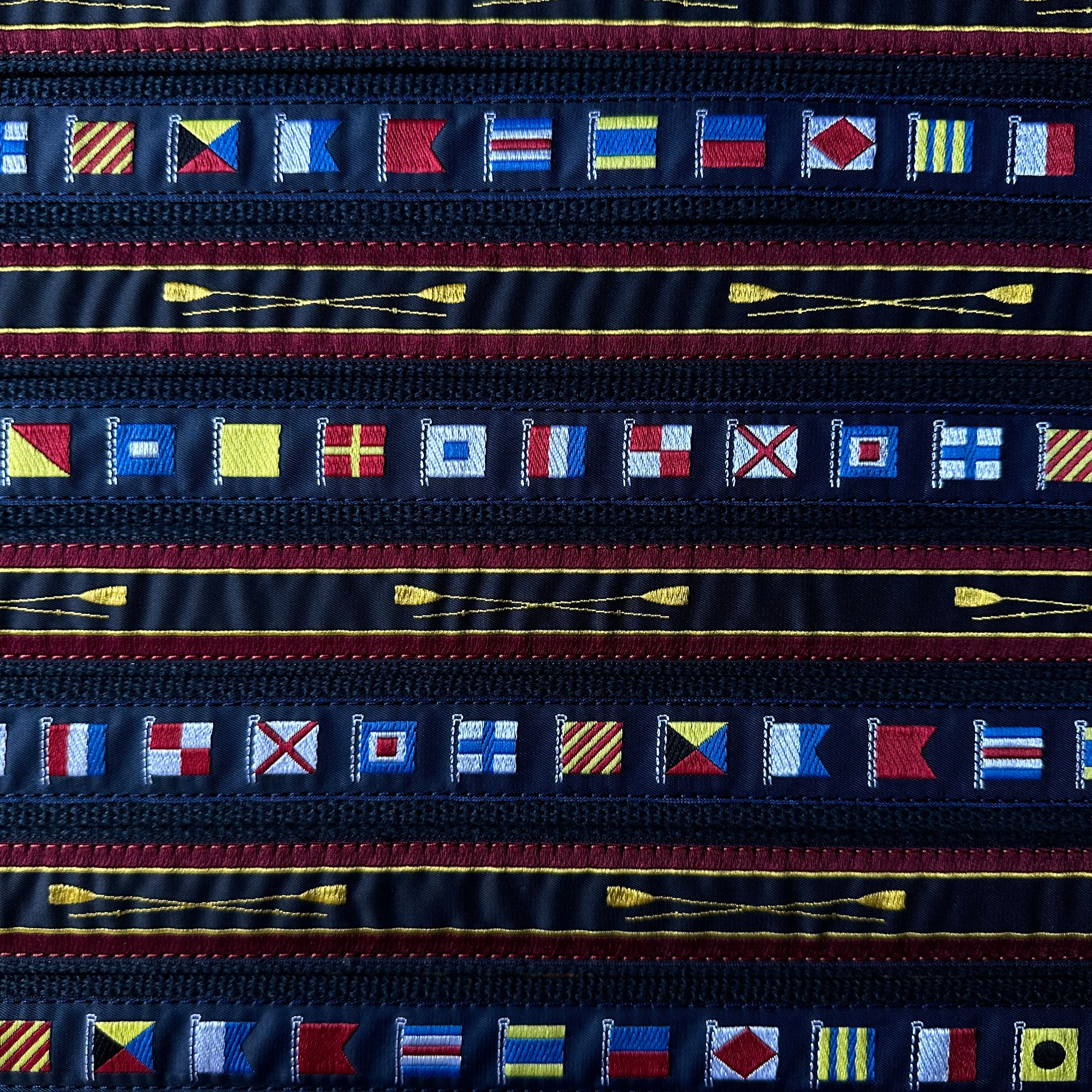 Navy Nautical Flag Belt
