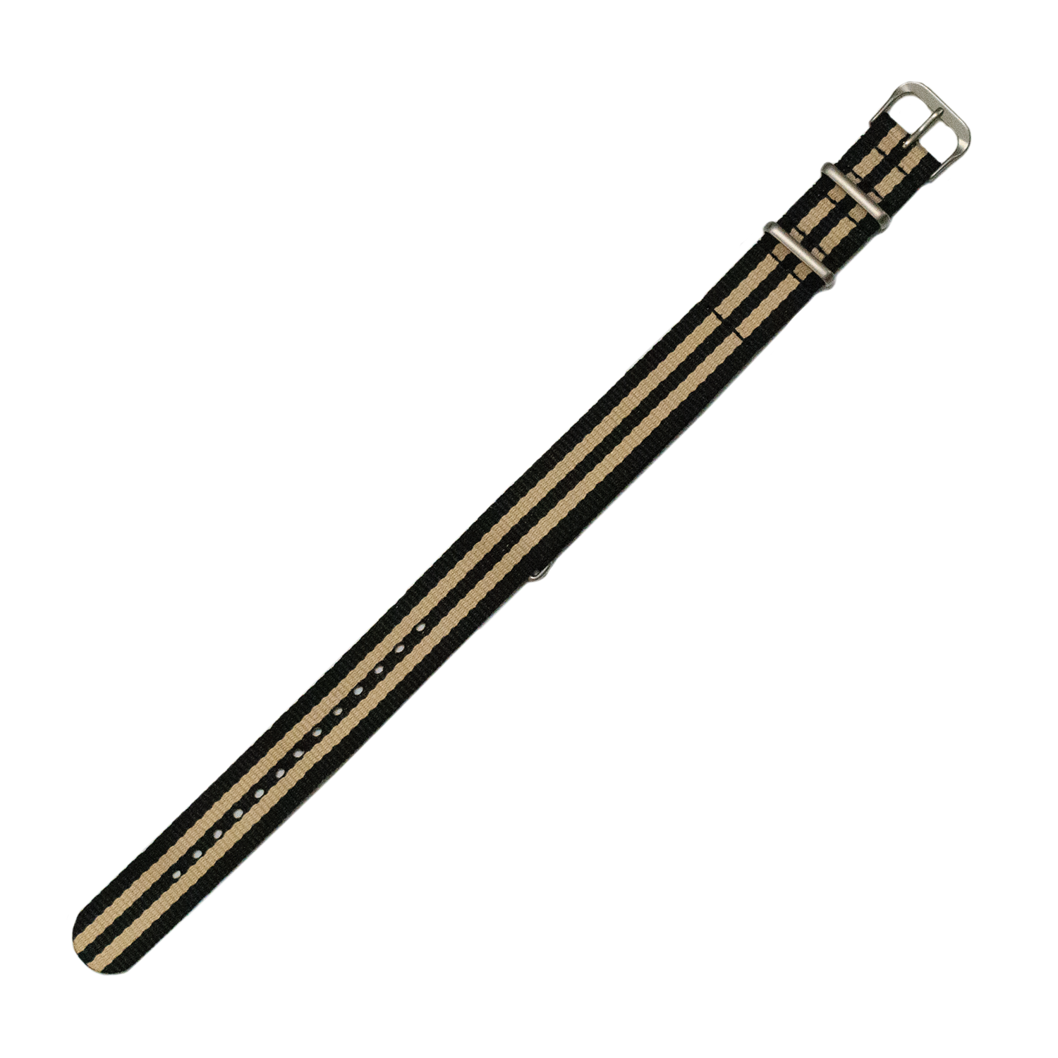 Khaki Stripe NATO Watch Strap