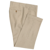 Natural Linen Trousers - Classic Fit