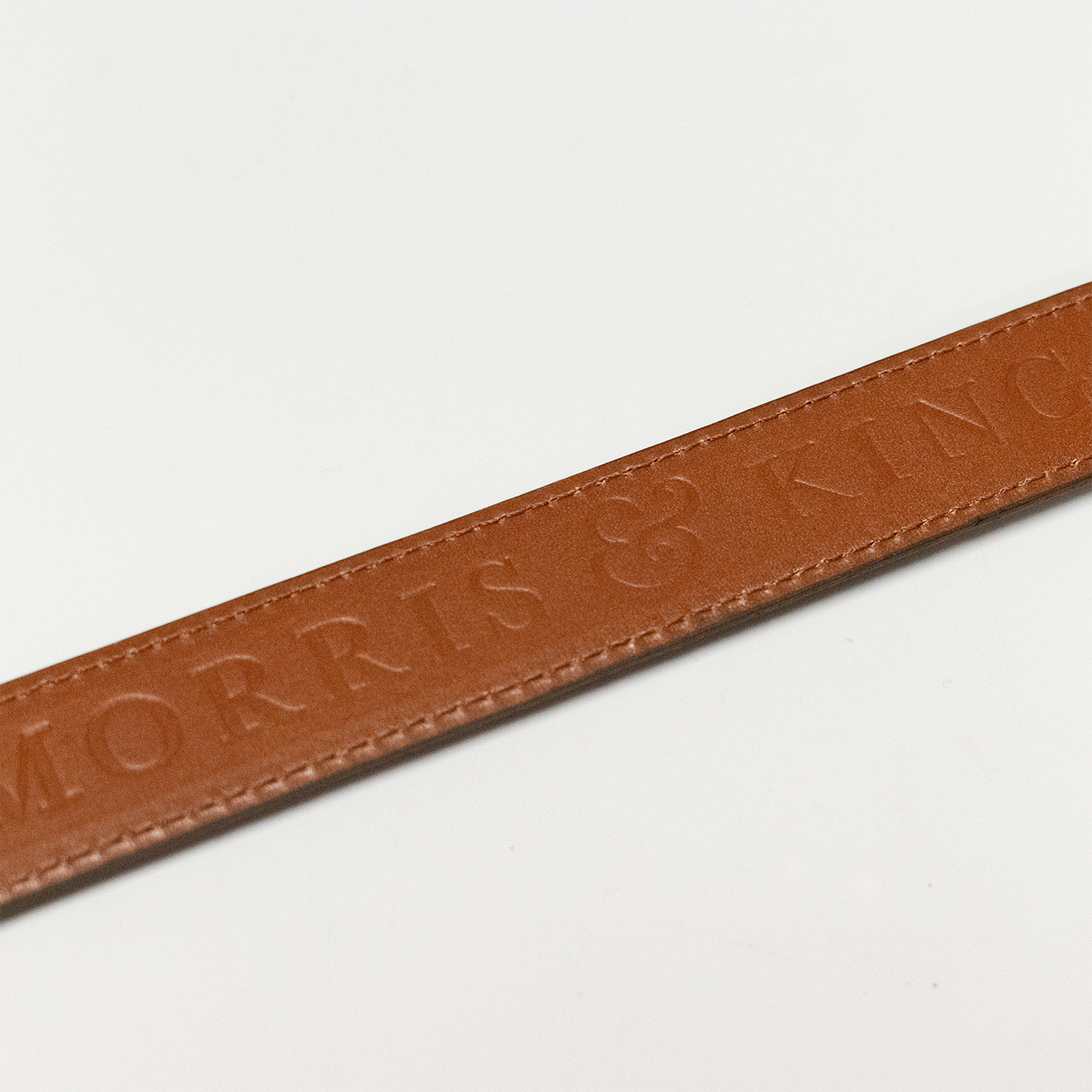 1" Brown Glazed Lizard Classic Leather Belt - Made To Order