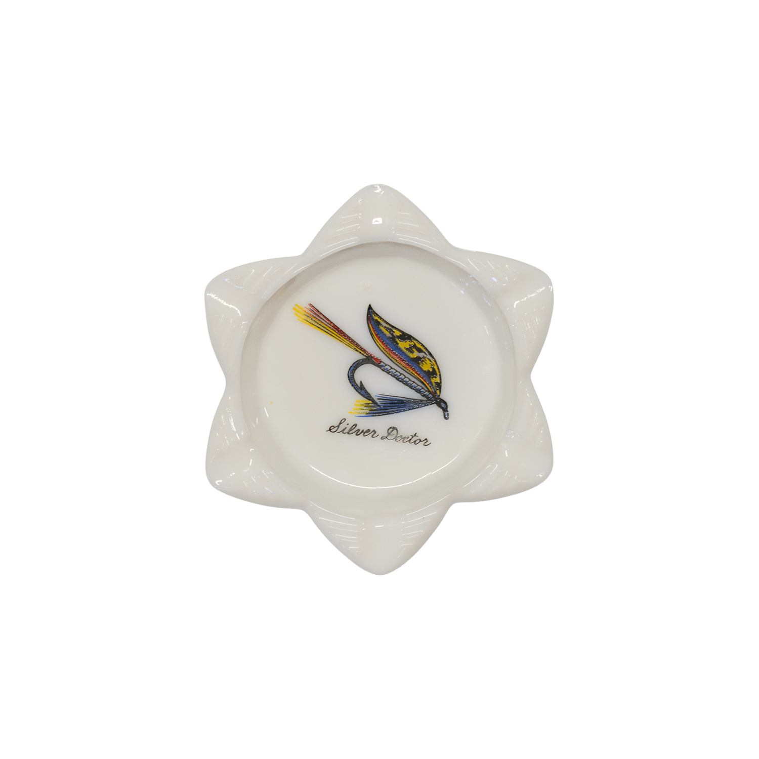 Fly Milk Glass Ashtray #1 (1970s)