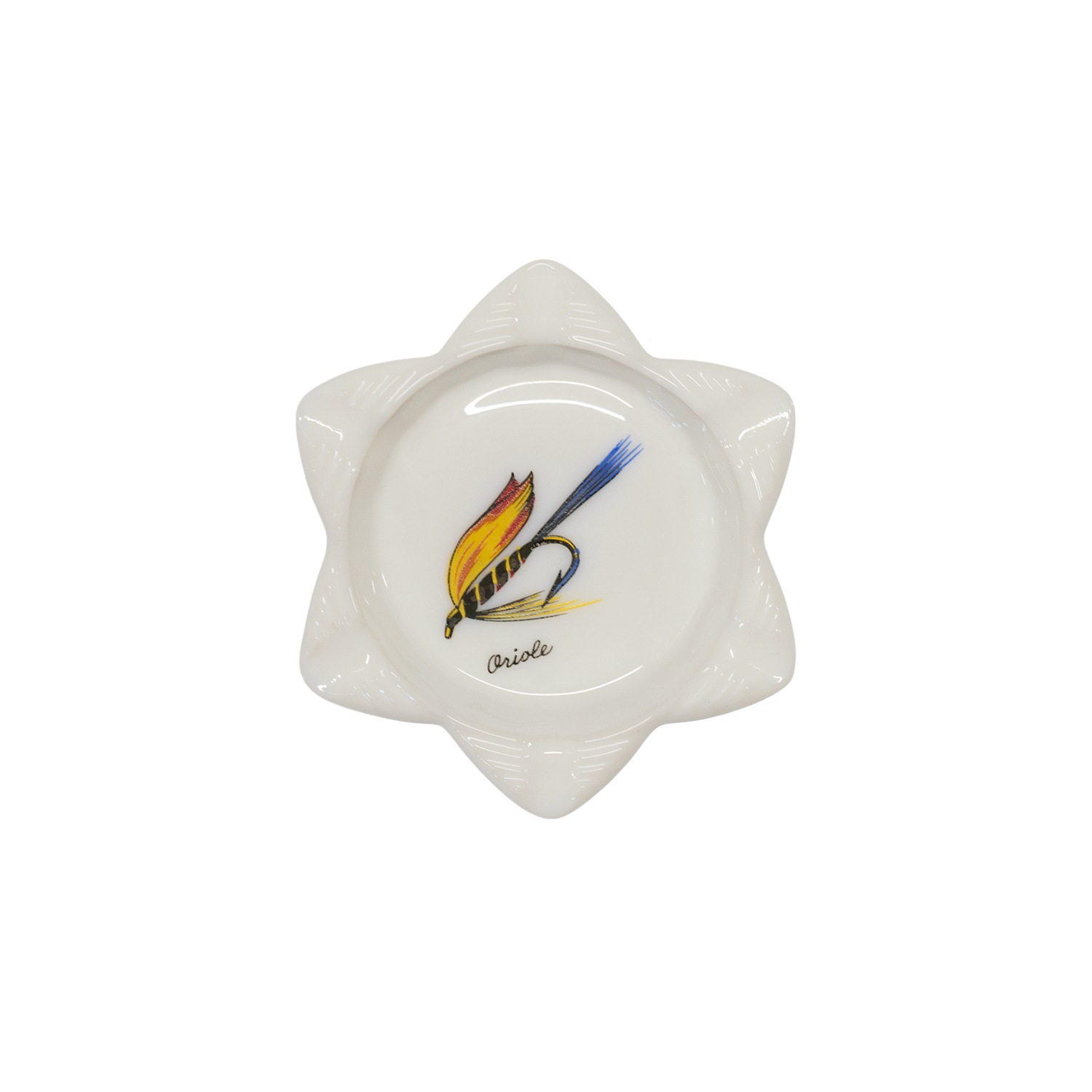 Fly Milk Glass Ashtray #2 (1970s)
