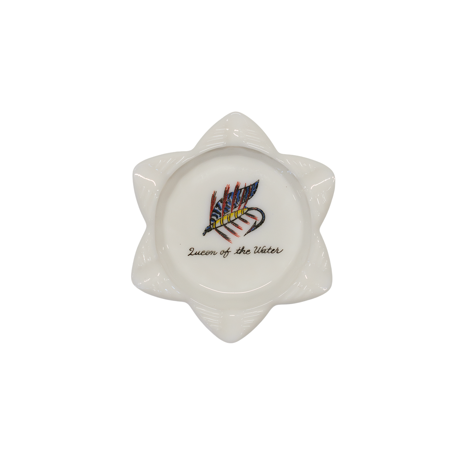 Fly Milk Glass Ashtray #3 (1970s)