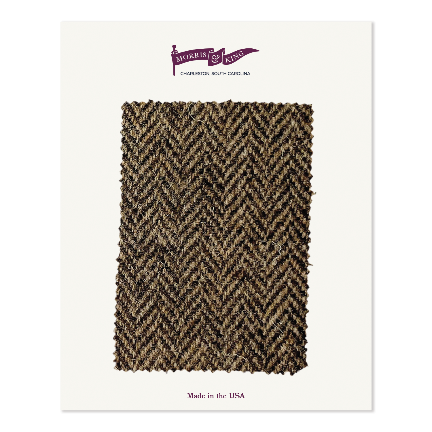 Tan & Brown Wool Herringbone MTO Sport Coat