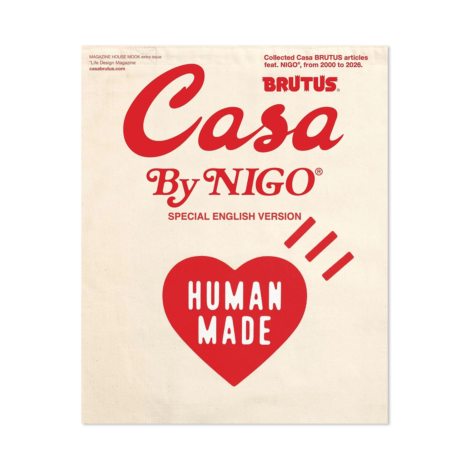 Casa Brutus - "By Nigo" Special Edition (English) w/ Tote Bag (PREORDER)