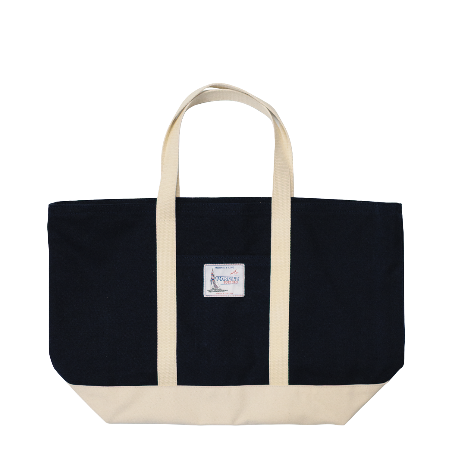 Navy / Natural Mariner's Tote Bag
