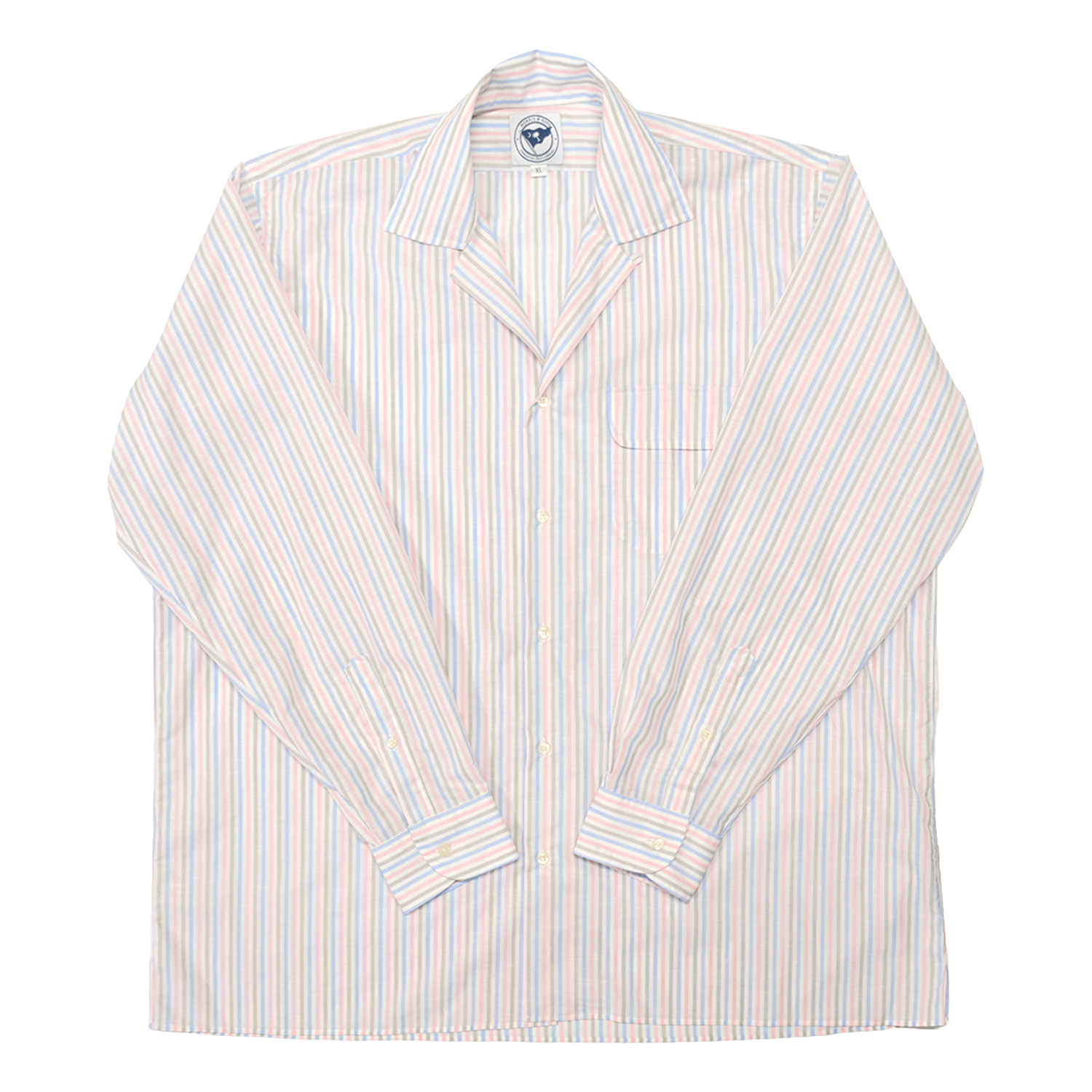 Beige / Olive / Blue / Pink Stripe Summer Camp Shirt - Made To Order