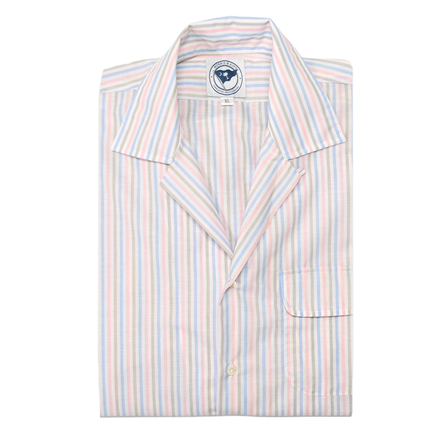 Beige / Olive / Blue / Pink Stripe MTO Summer Camp Shirt