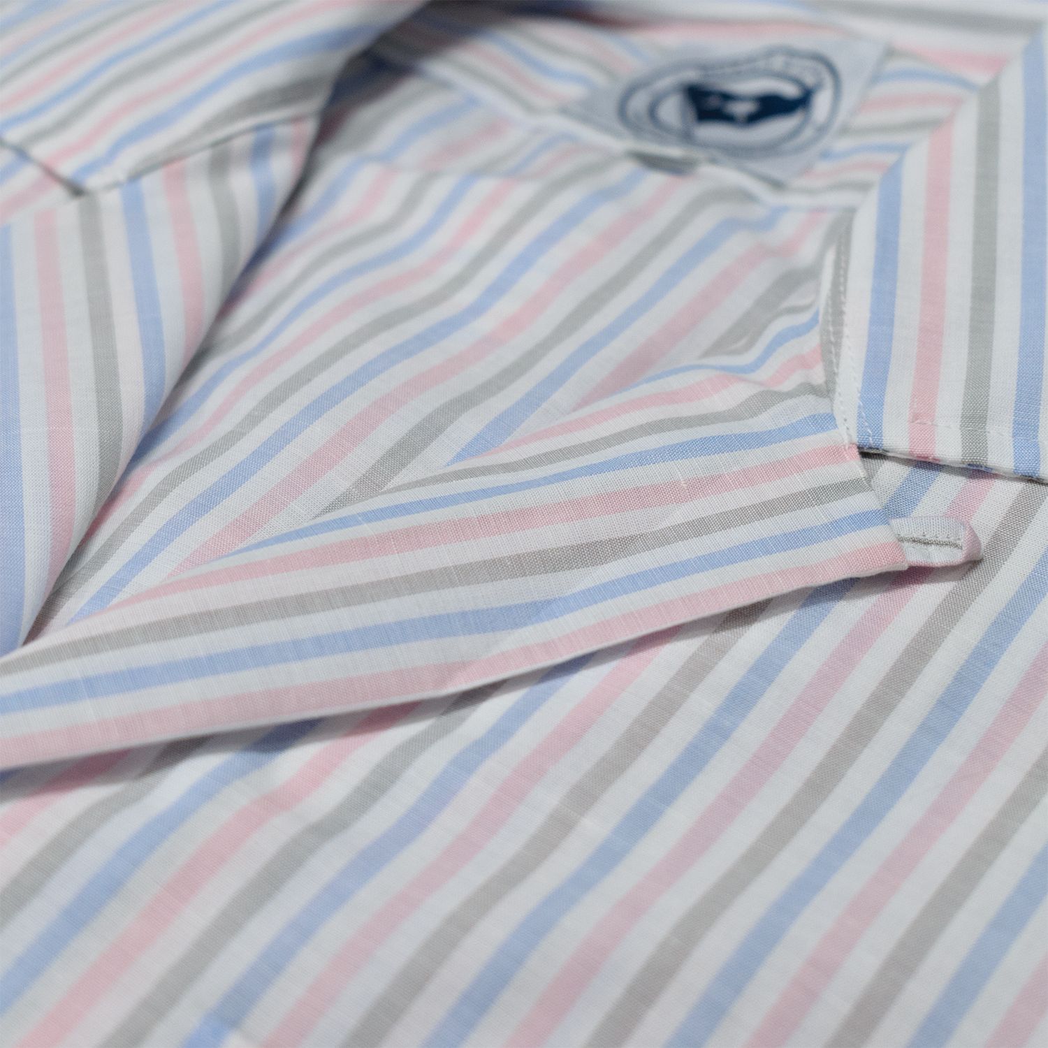 Beige / Olive / Blue / Pink Stripe Summer Camp Shirt - Made To Order