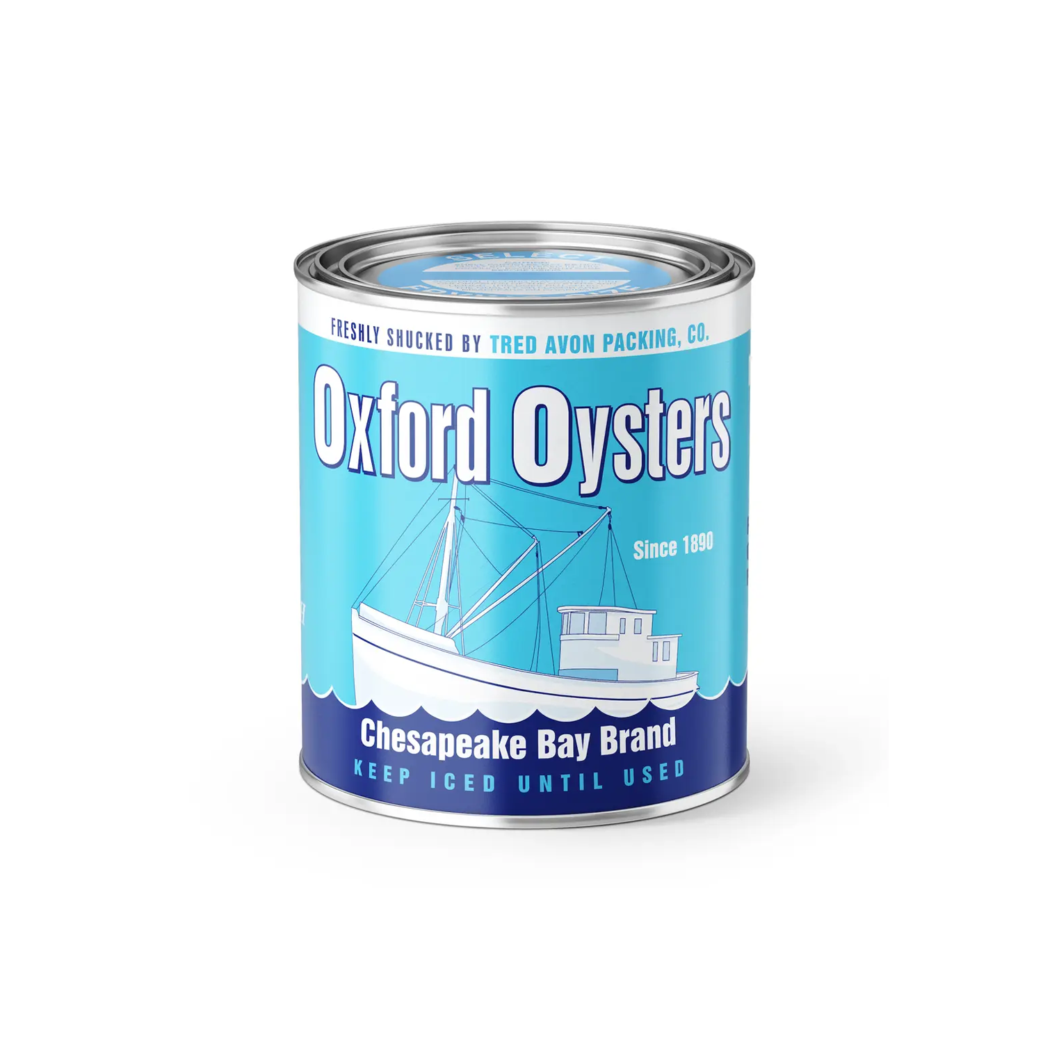 Oyster Tin Candle - Bergamot and Teakwood / Oxford Oysters