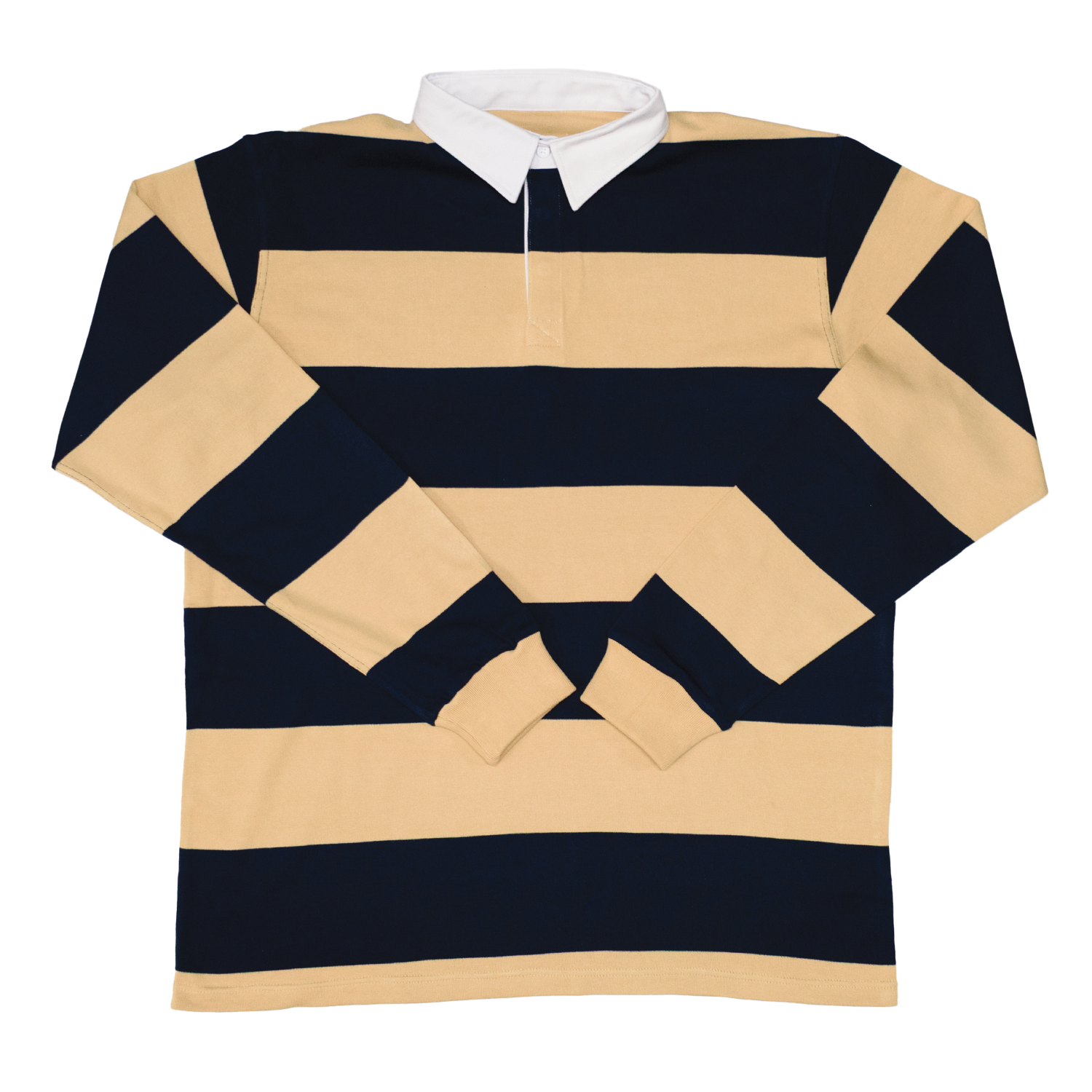 Oyster Pink / Gunmetal Stripe Rugby Shirt - Regular Fit