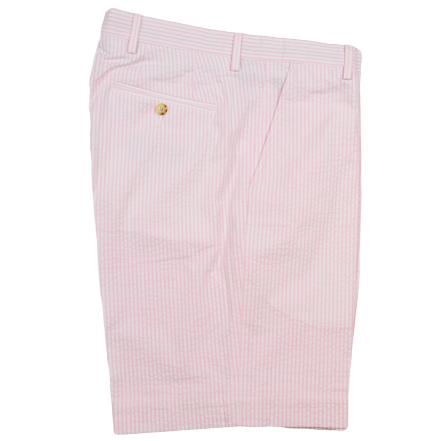 Pink / White Seersucker Shorts - Classic Fit (SS25)