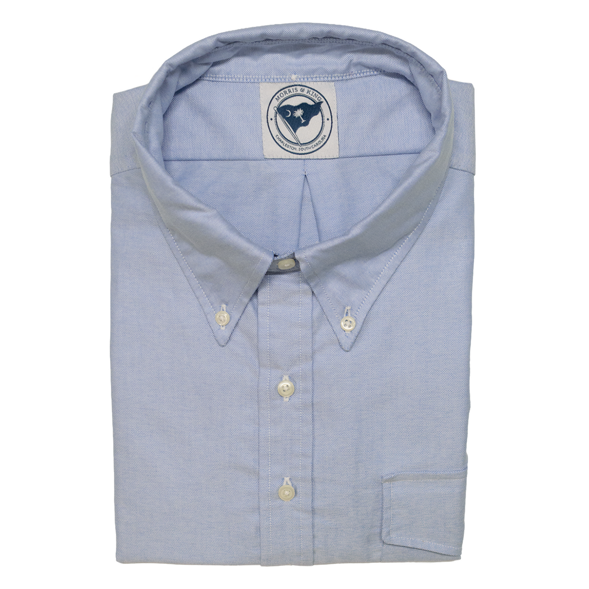 Blue 'Cambridge Cloth' Popover Shirt - Made To Order