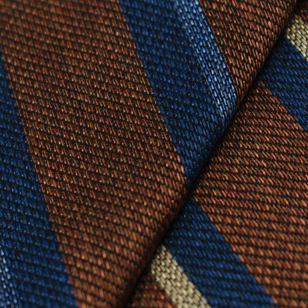 Rust Woven Stripe Tie