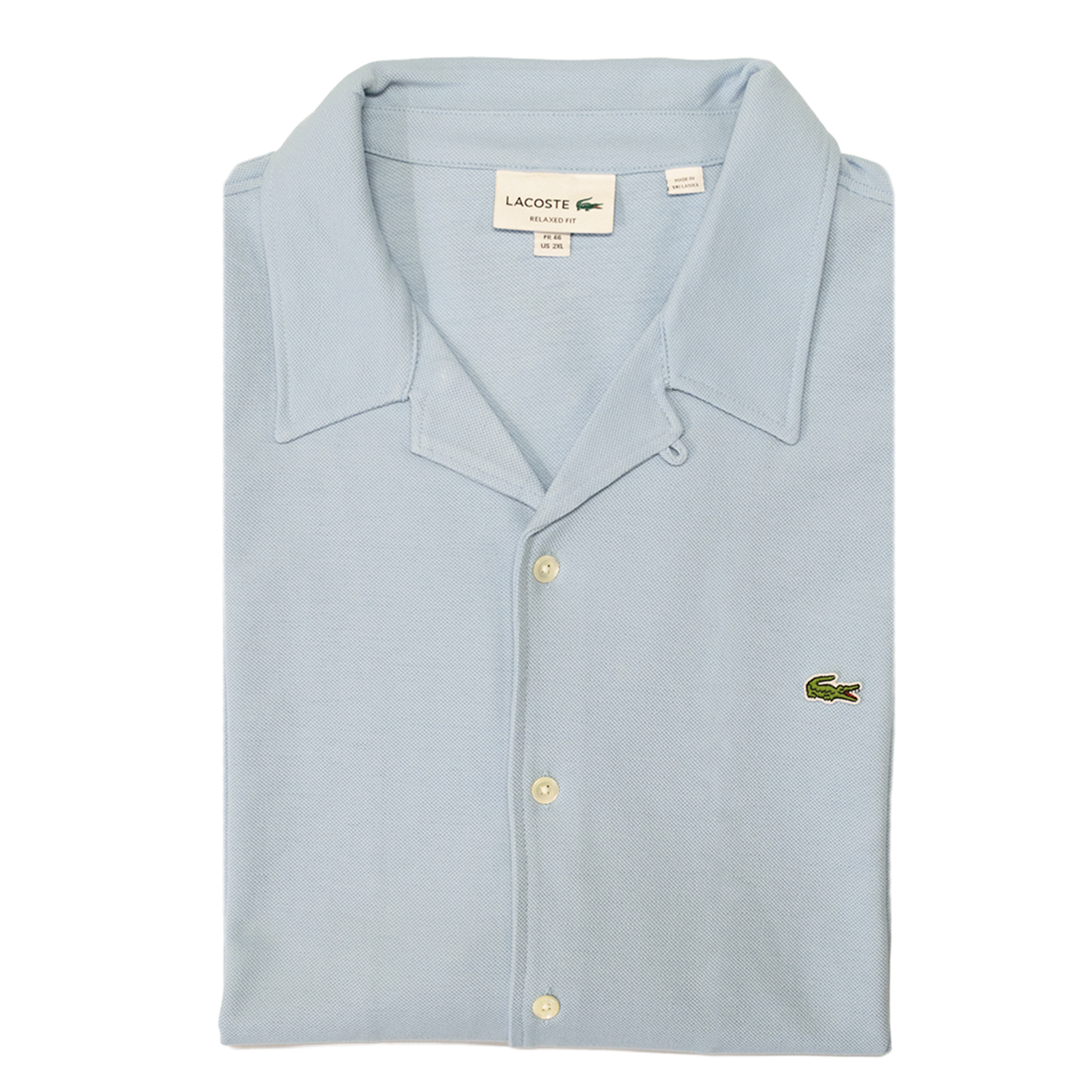 Light Blue Relaxed Piqué Shirt