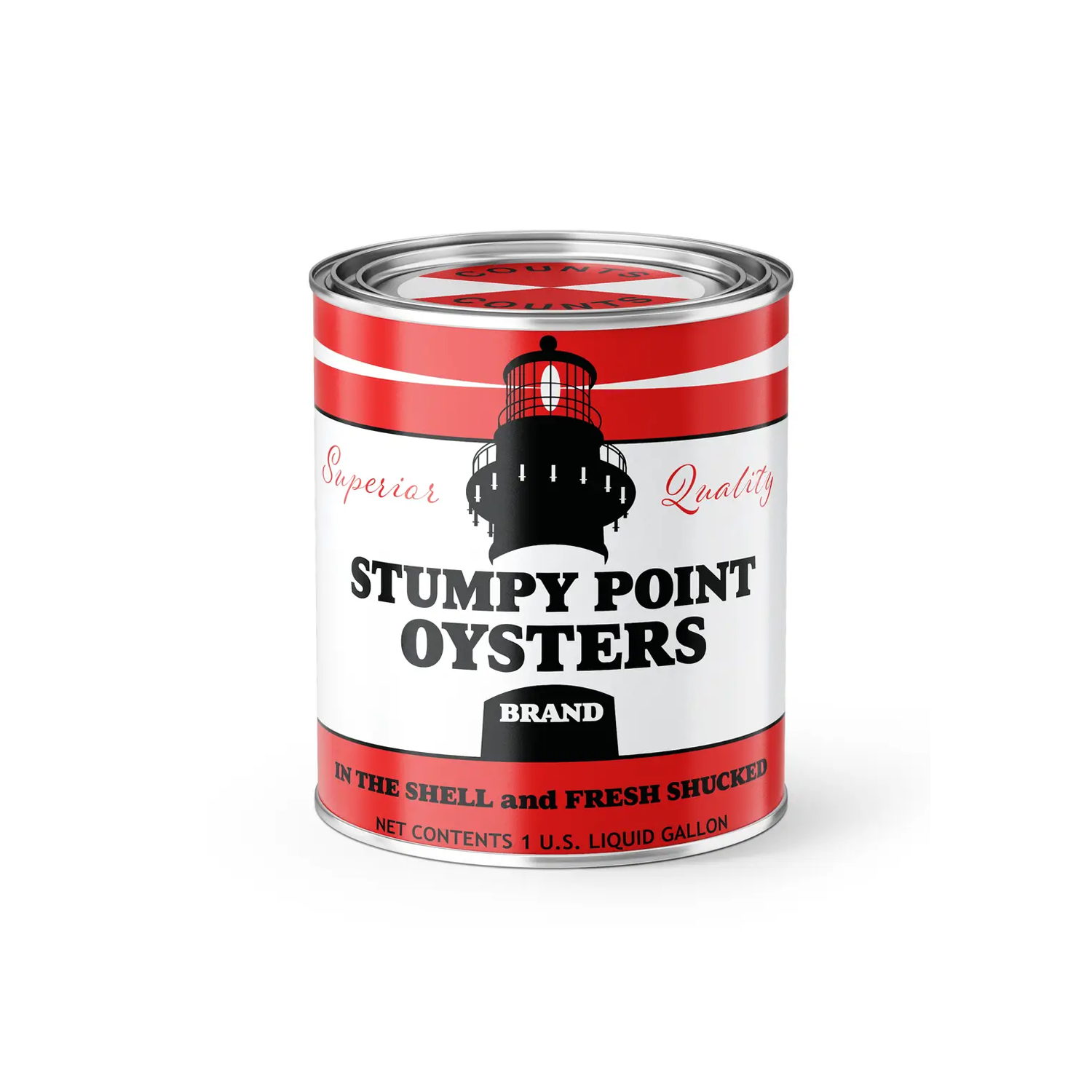 Oyster Tin Candle - Lemon and Ginger / Stumpy Point Oysters