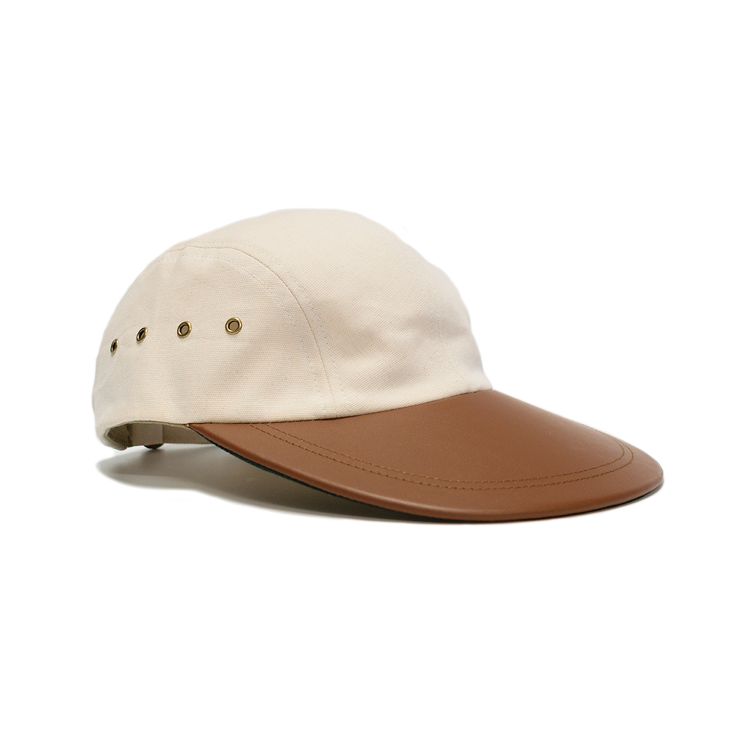 Natural Leather Brim Swordfish Hat