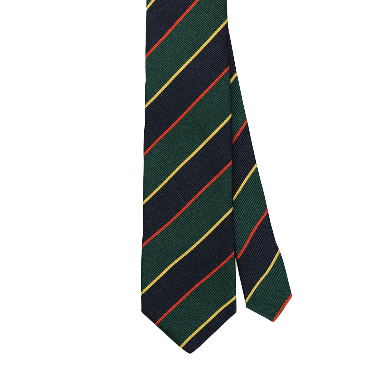Navy / Green / Red / Gold Regimental Tie - Argyle & Sutherland Highlanders