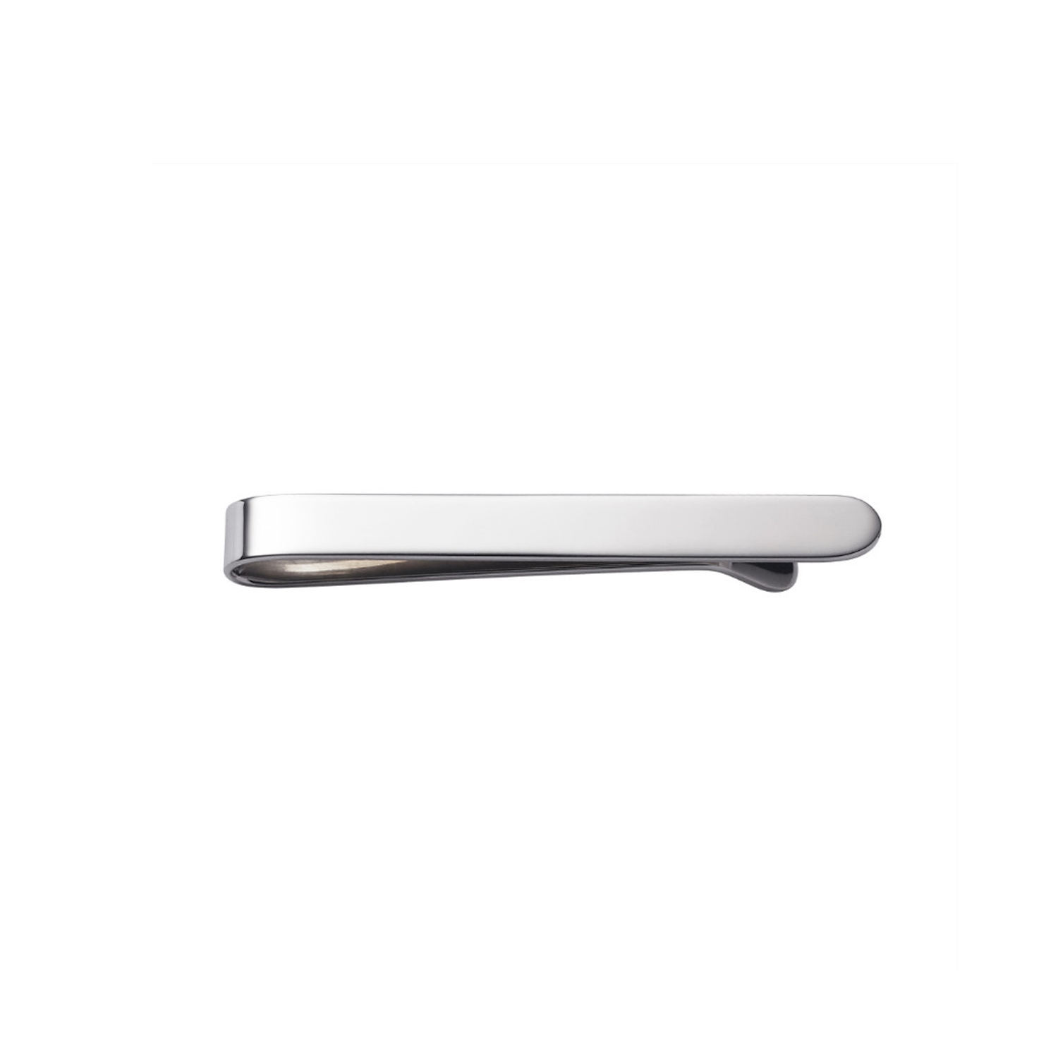 Plain Tie Bar - Sterling Silver