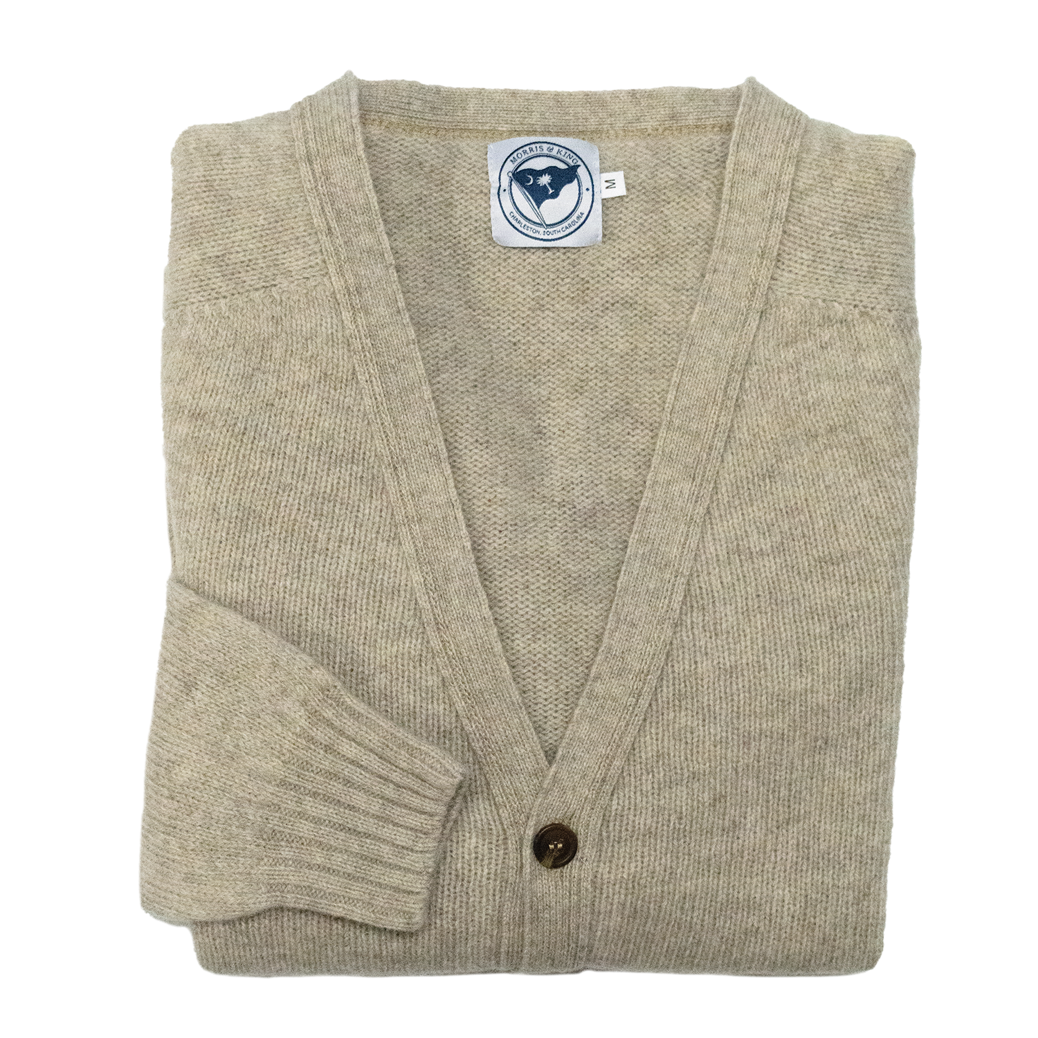Vellum Scottish Shetland Wool Cardigan