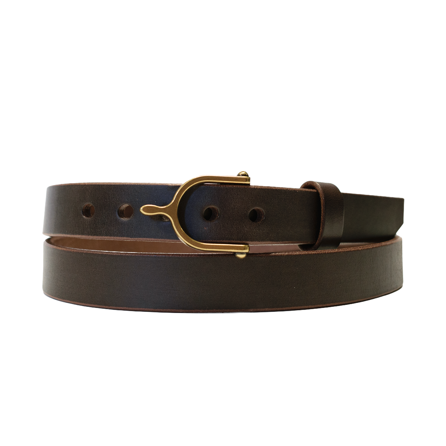 1" Walnut Bridle Spur Belt