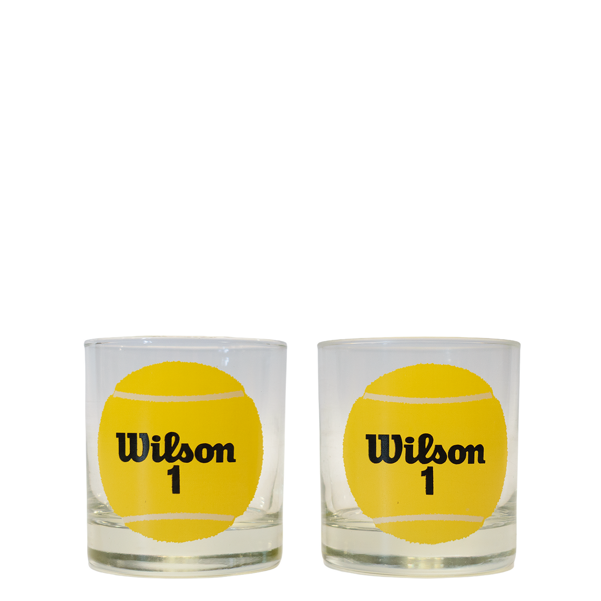 Wilson Tennis Ball Double-Old Fashioned Set (1970s)