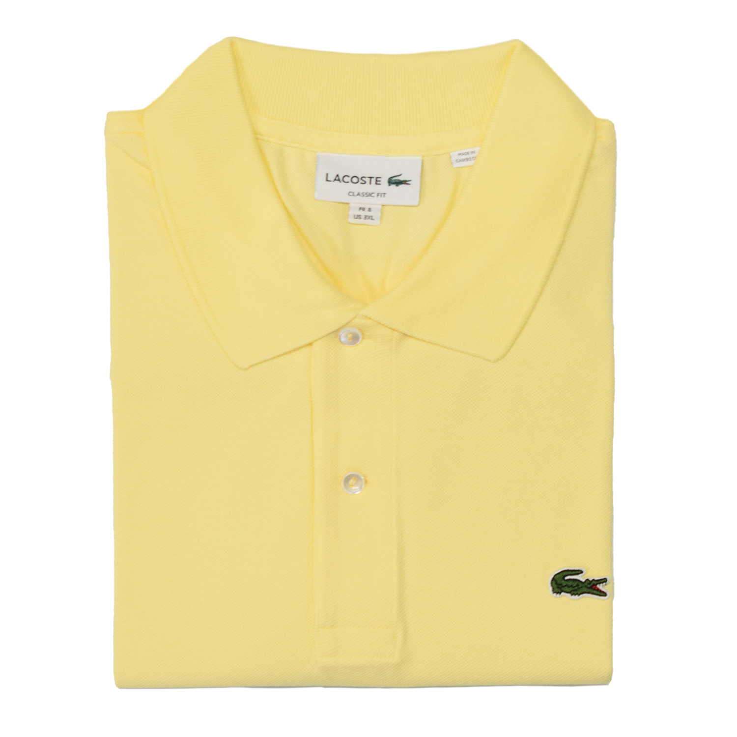 Pastel Yellow Original L.12.12 Polo