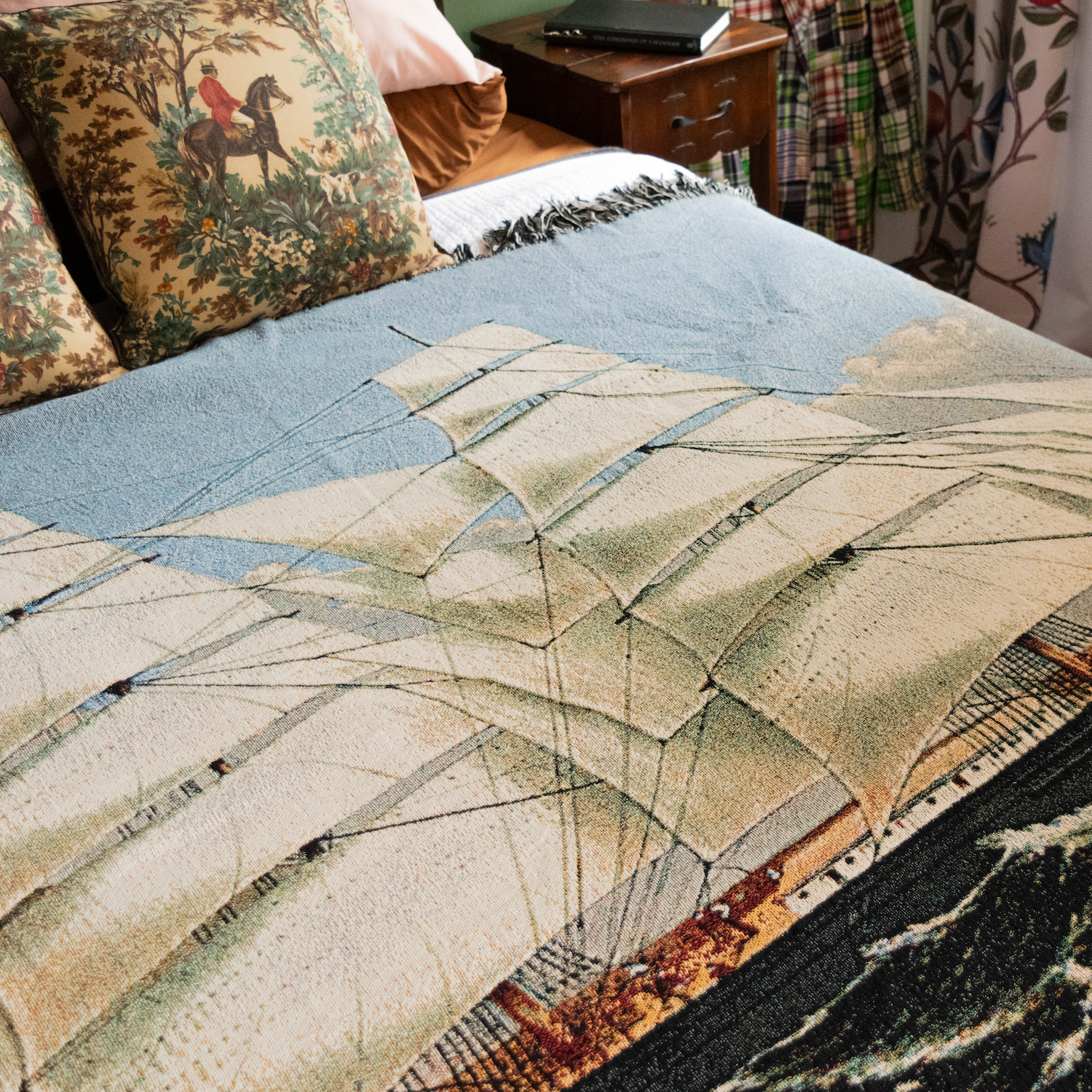 Three Brothers Clipper (1875) Woven Blanket