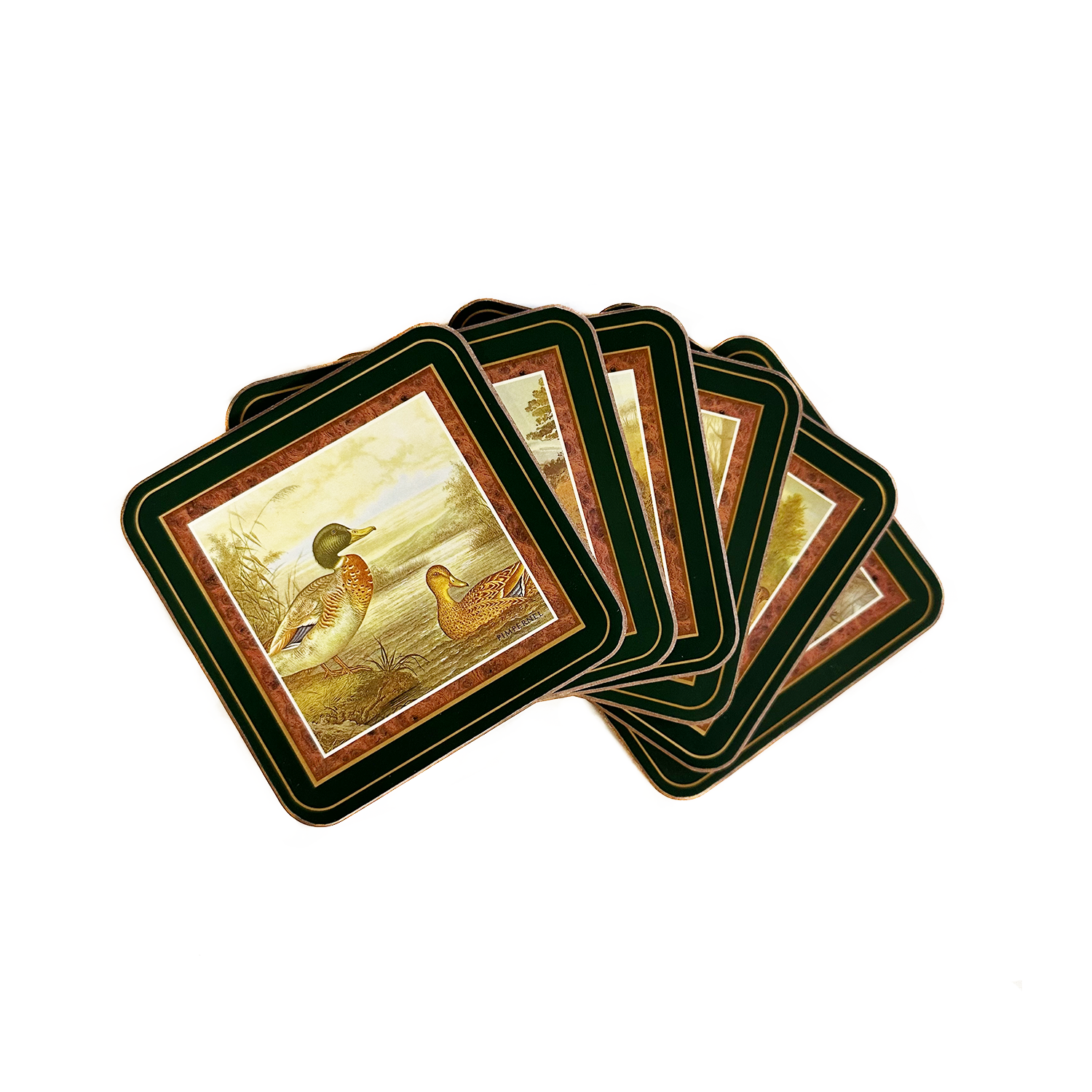 M&K Vintage - Game Bird Coaster Set (1980s)