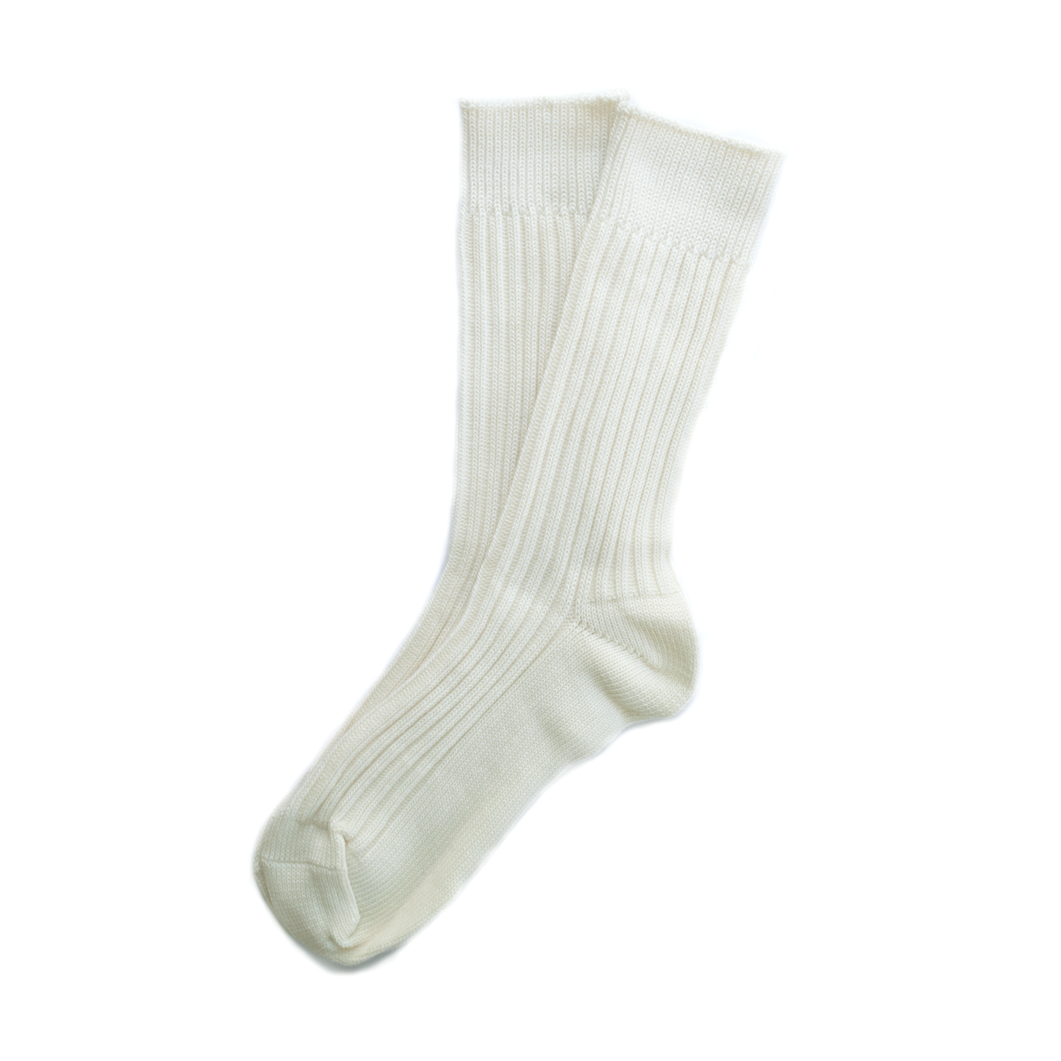 White Knit Socks