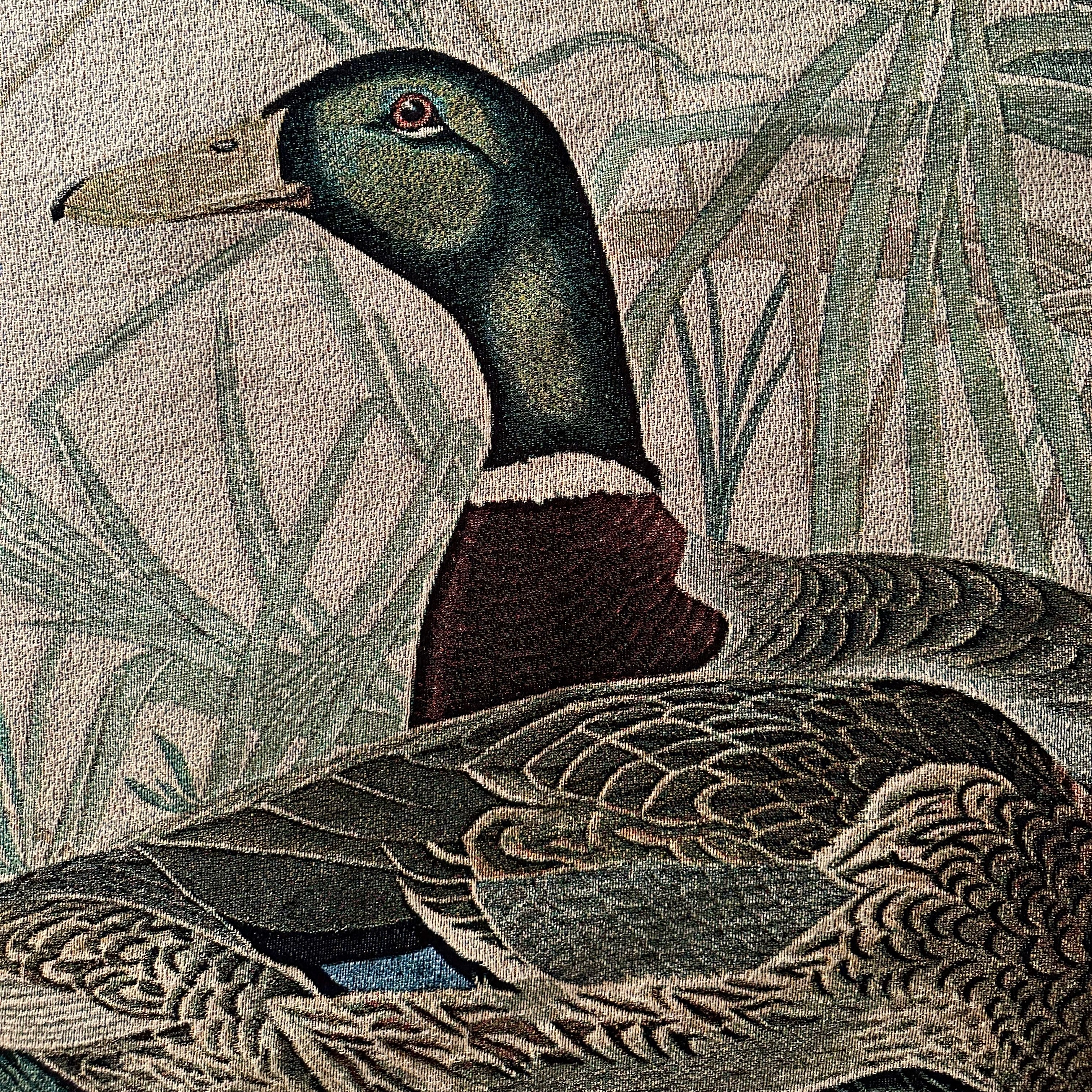 Mallard Duck (1834) Woven Blanket